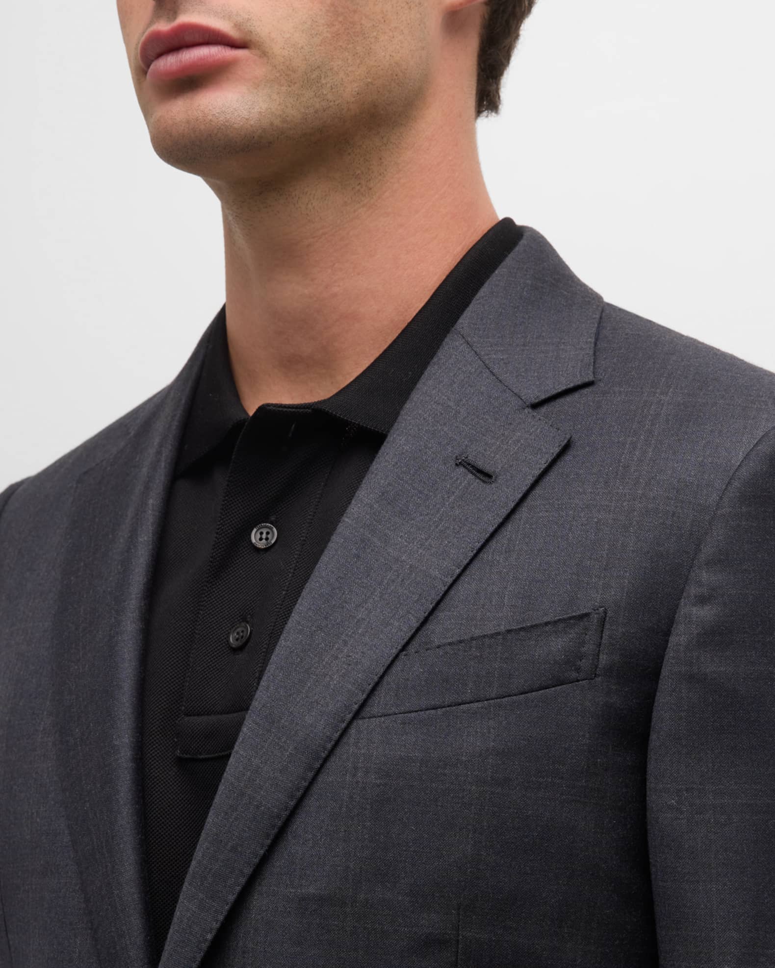 ZEGNA Men's Wool Plaid Suit | Neiman Marcus