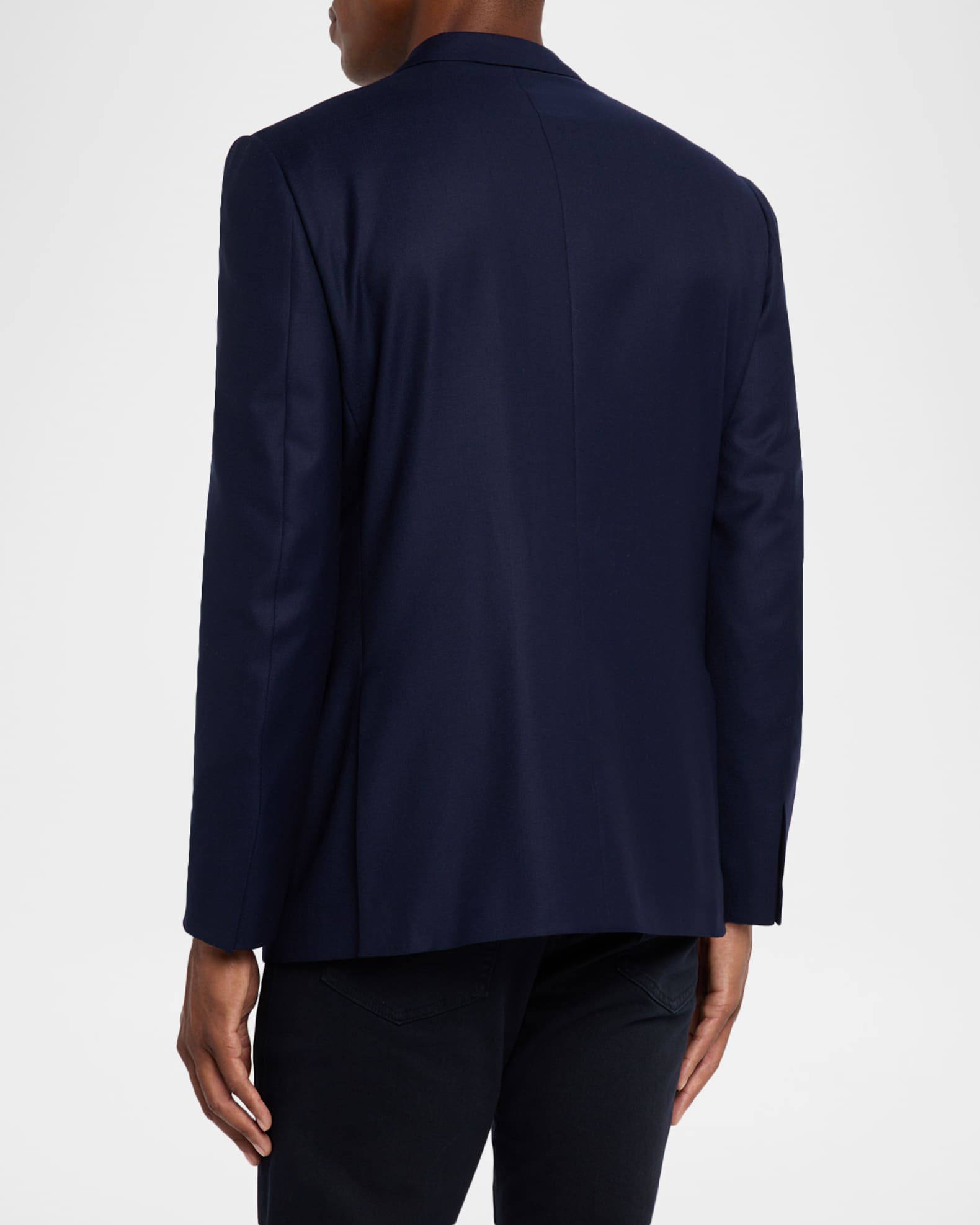 ZEGNA Men's Solid Wool Blazer | Neiman Marcus