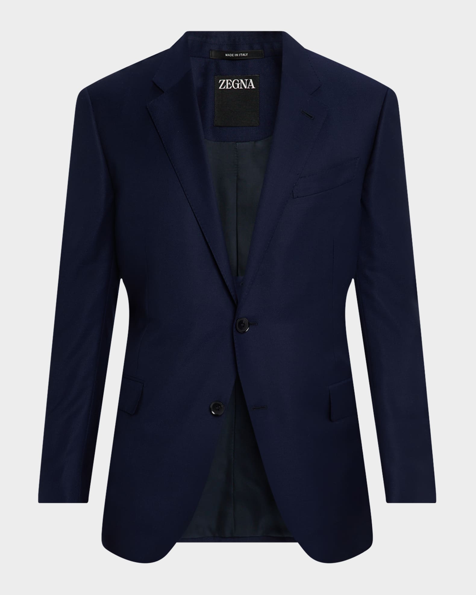 Men's Solid Wool Blazer 0