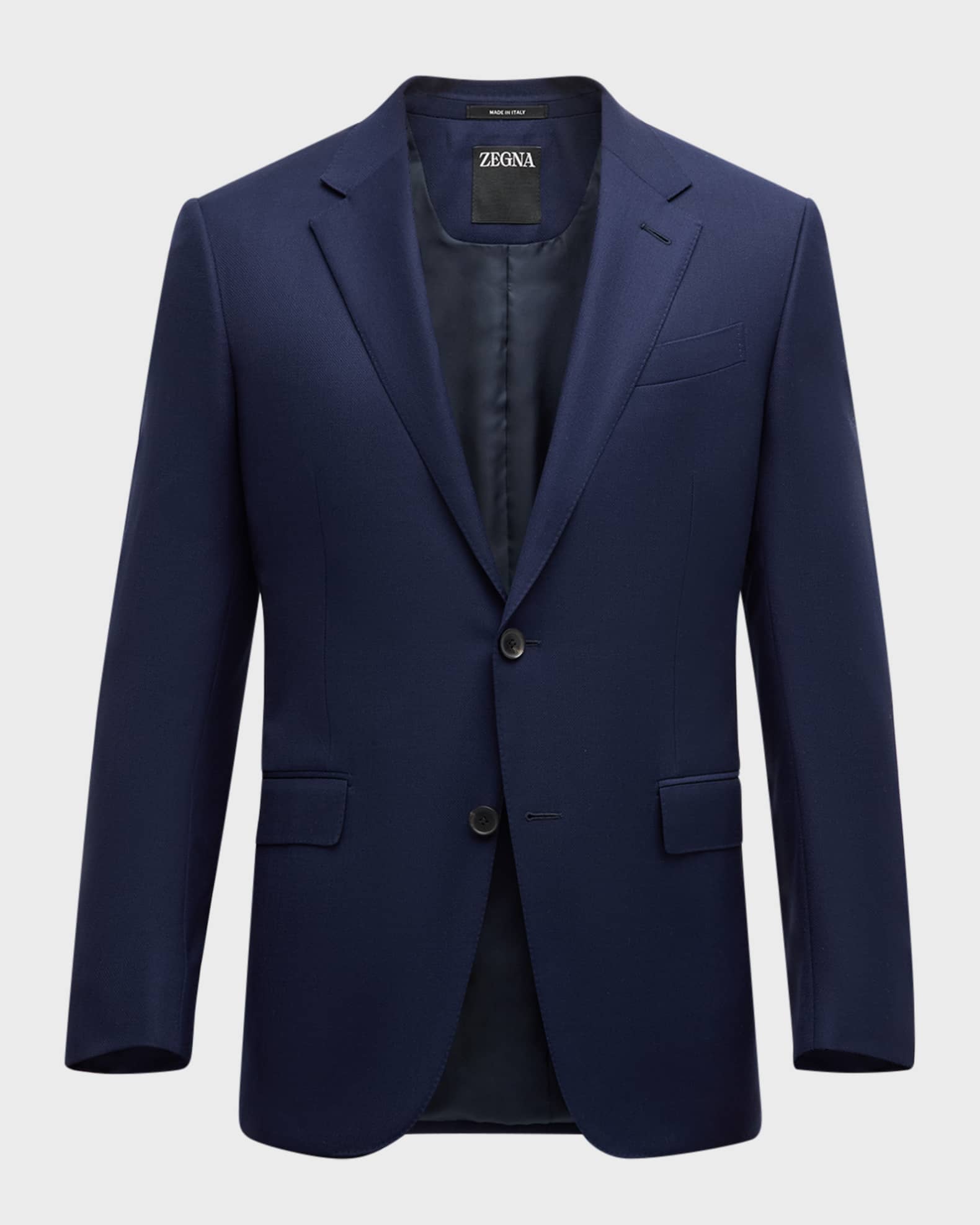 Men's Solid Wool Blazer 1