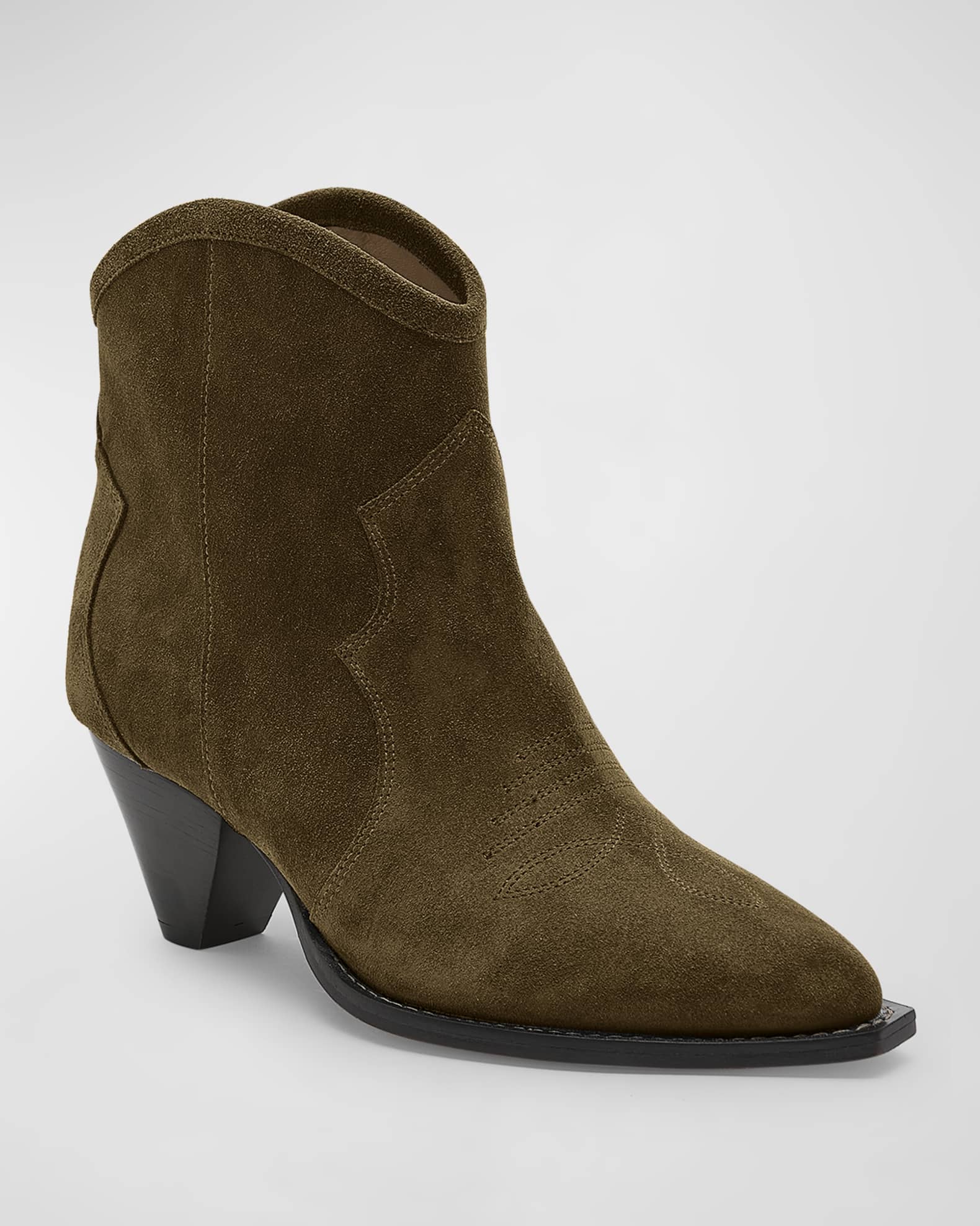 Darizo Suede Western Booties 1