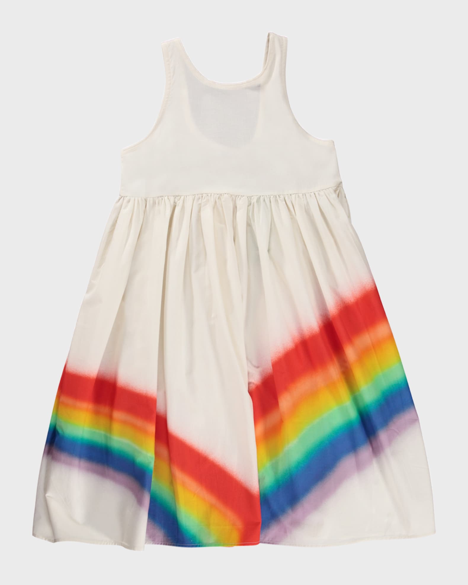 Molo Girl's Clover Rainbow Dress, Size 3T-6 | Neiman Marcus