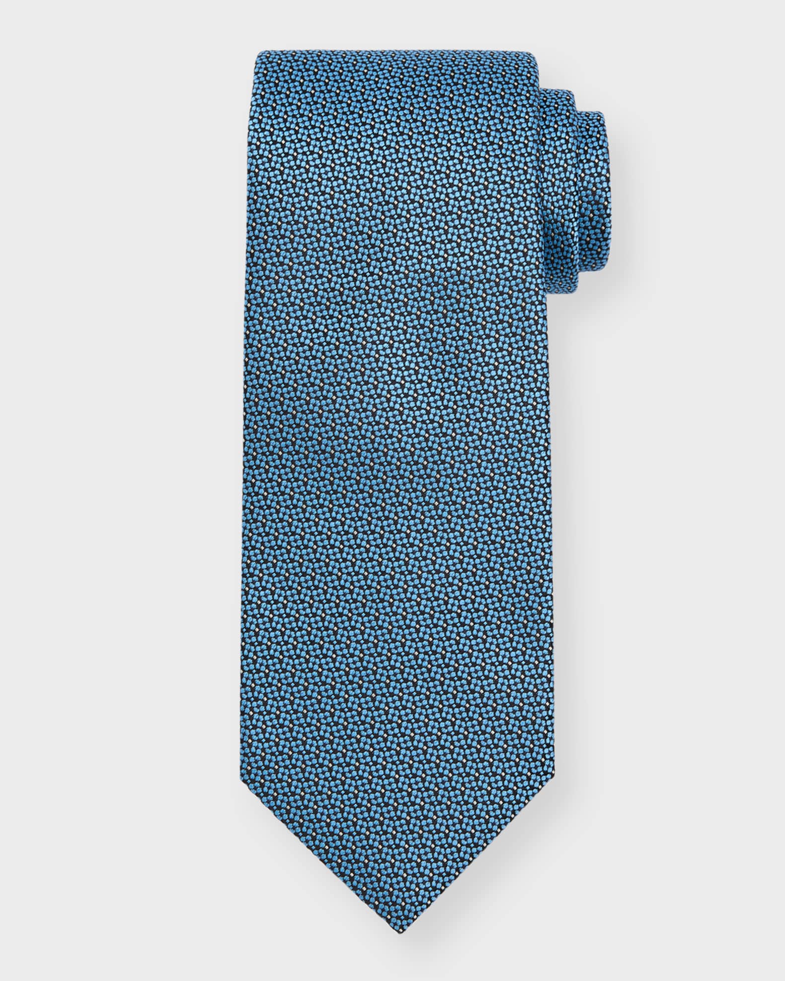 Brioni Men's Micro-Boxes Silk Tie | Neiman Marcus