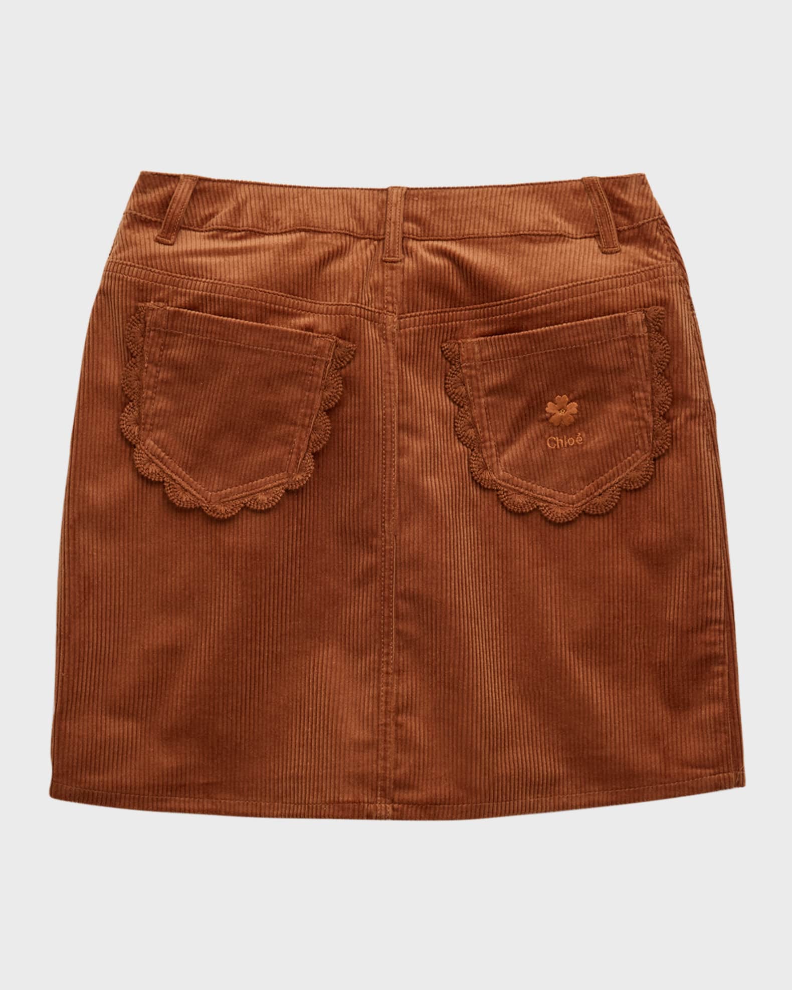 Chloe Girl s Jenny Velvet Corduroy Skirt Size 6 14 Neiman Marcus