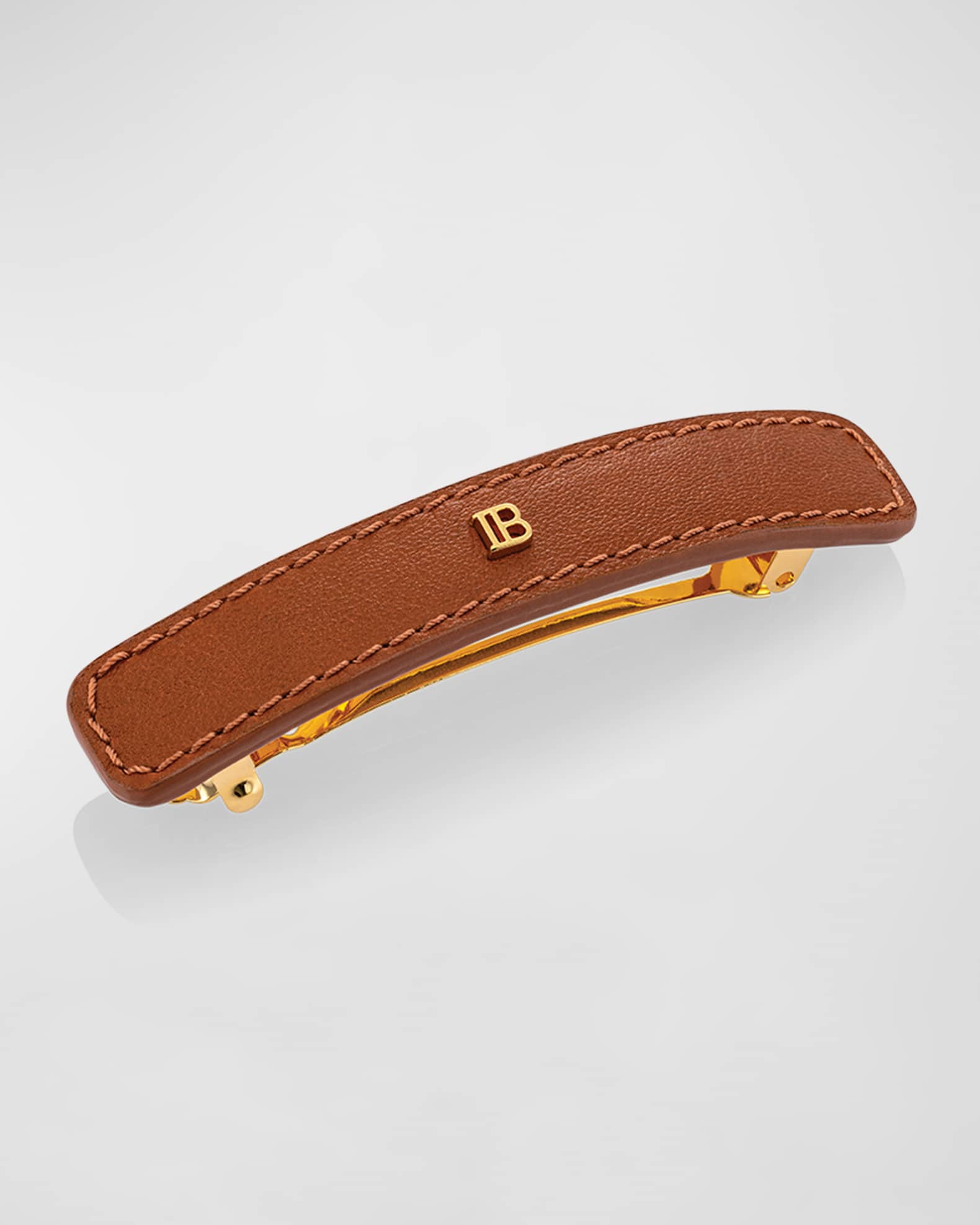Balmain Hair Riviera Large Cognac Barrette