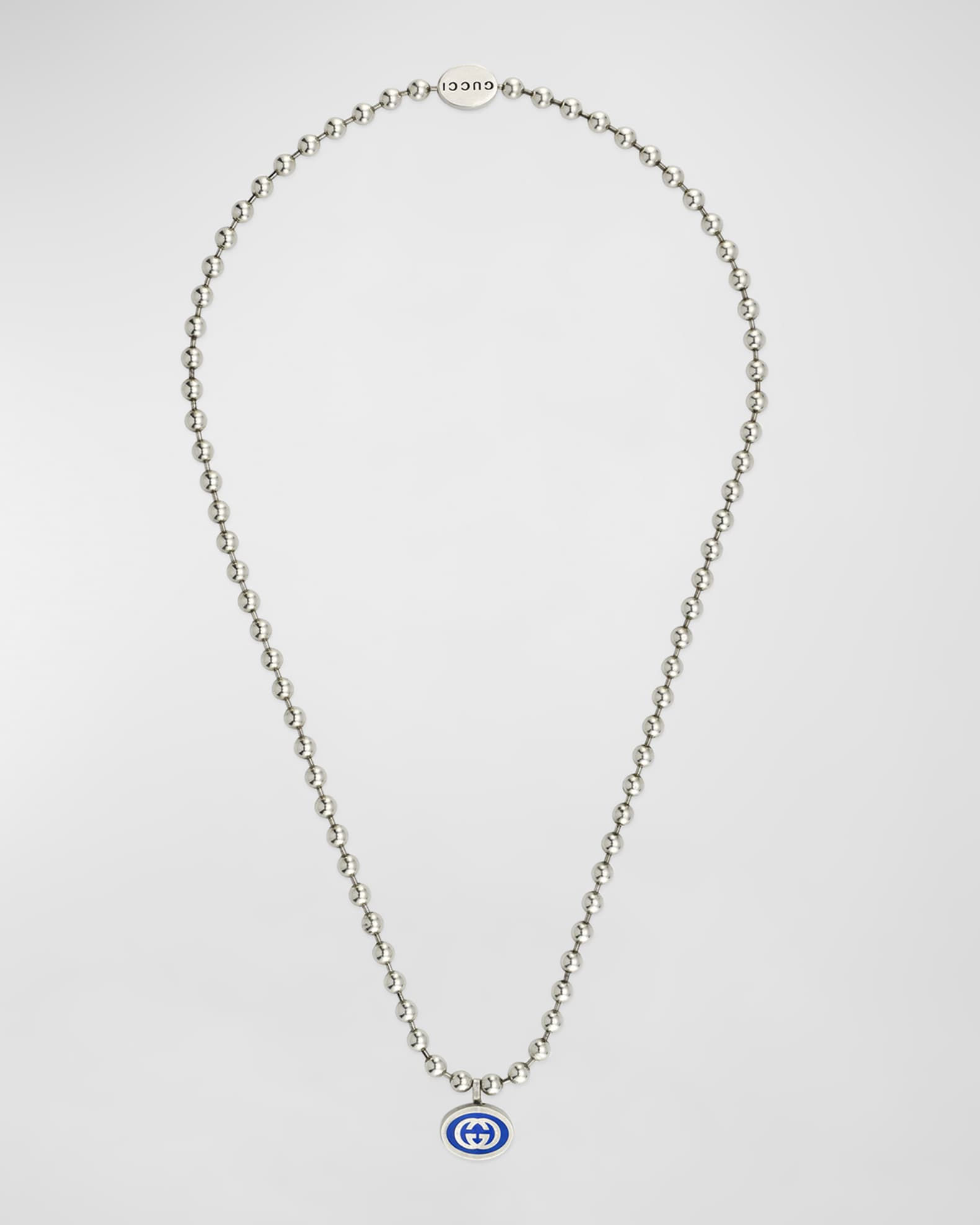 Gucci Men s Interlocking G Boule Chain Necklace Neiman Marcus