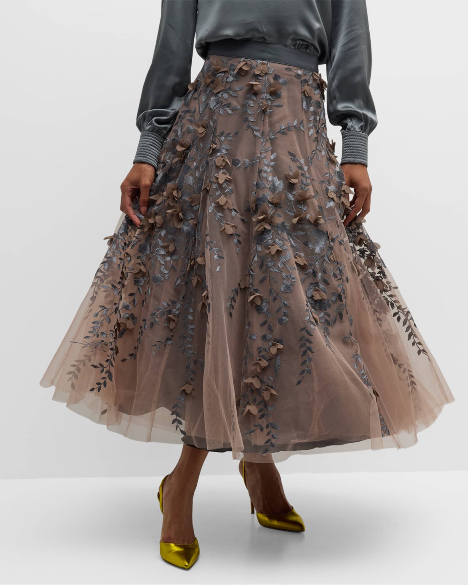 [THML] The Tillie Embroidered Skort