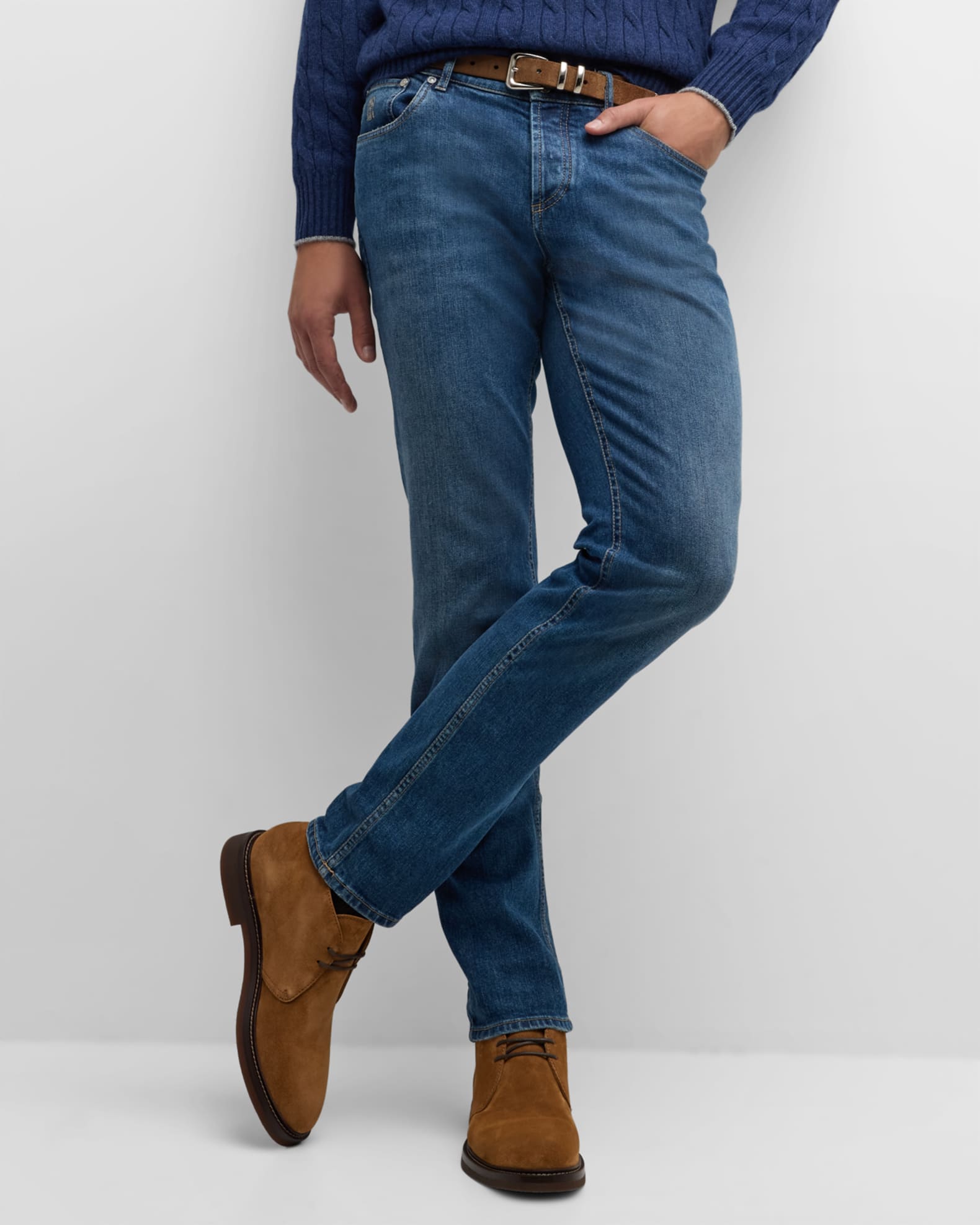 Men's Suede Flex Sole Chukka Boots 1