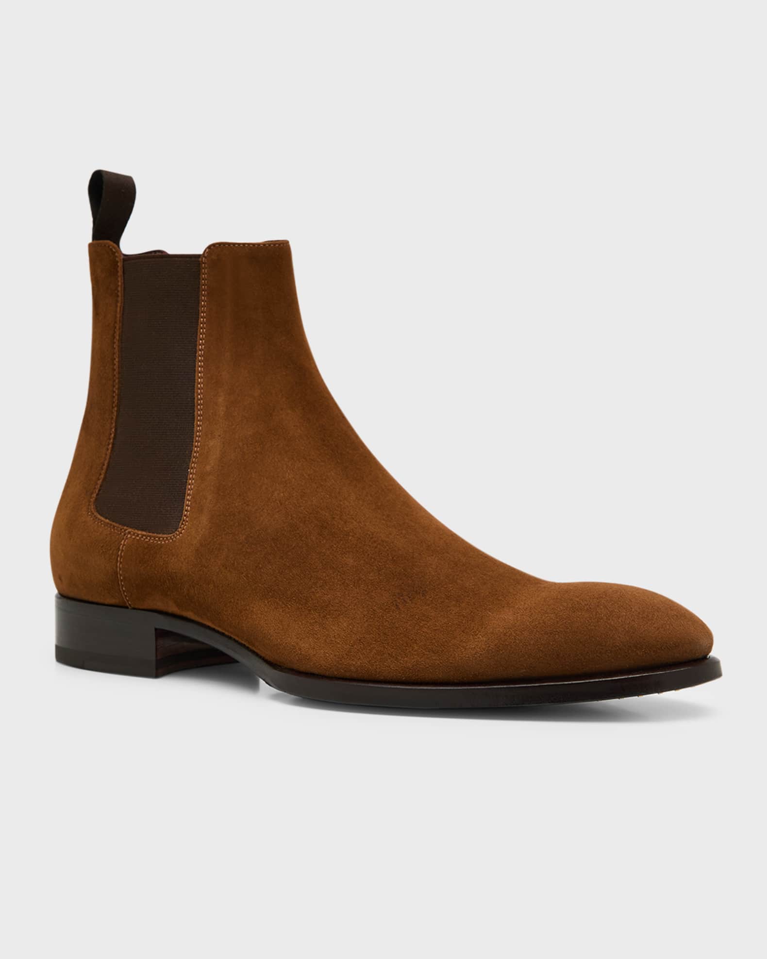 Men s Suede Chelsea Boots