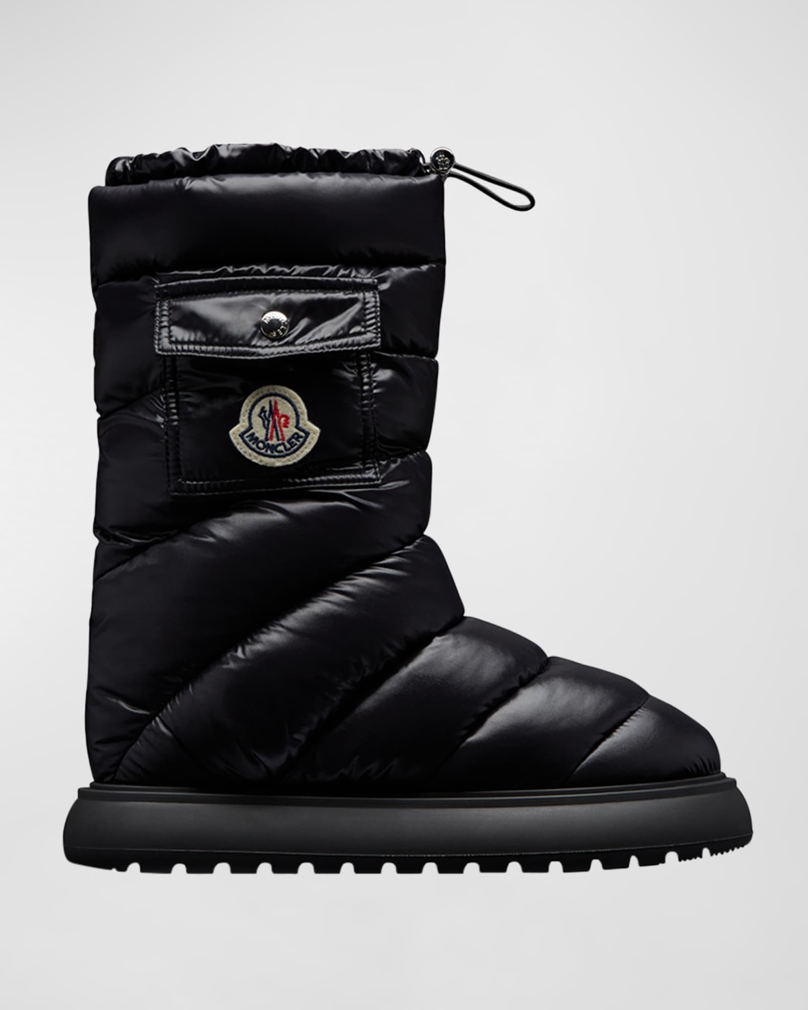 Moncler Gaia Quilted Nylon Pocket Snow Boots Neiman Marcus