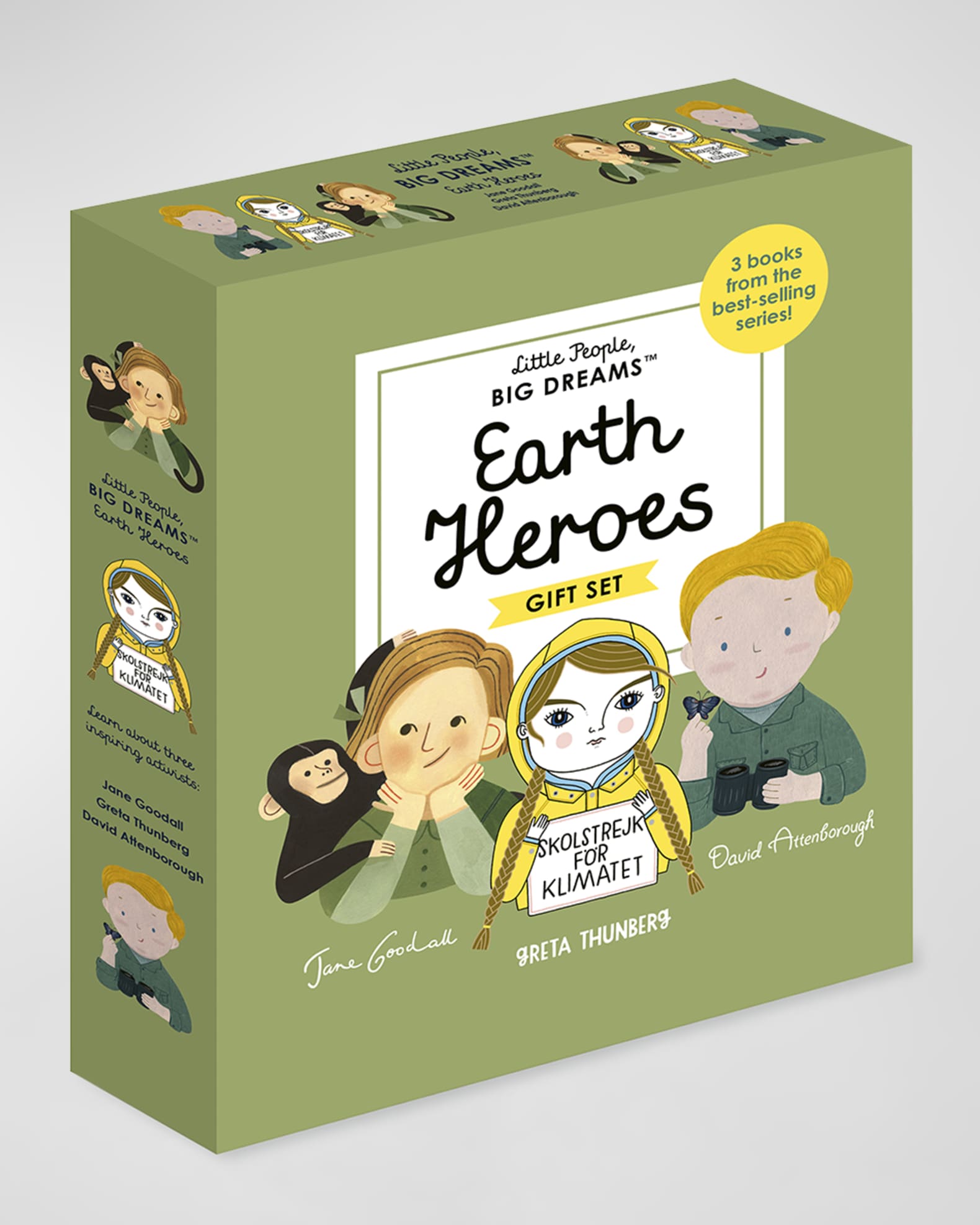 Kid’s “Little People, Big Dreams: Earth Heroes” 3-Piece Book Set 0