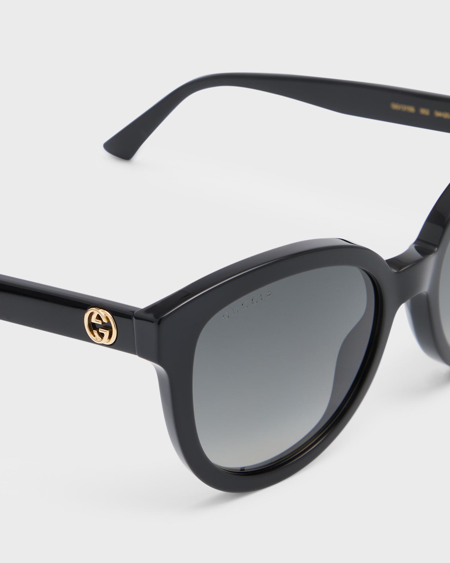 Gucci Polarized Round Acetate Sunglasses | Neiman Marcus display picture 3