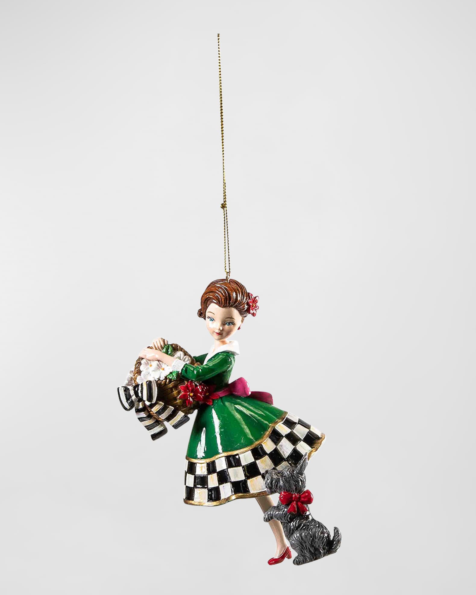 MacKenzieChilds Wonderful Life Florist Christmas Ornament Neiman Marcus
