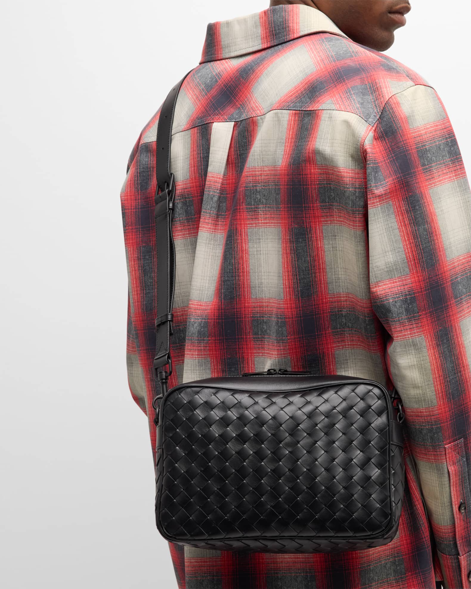 2024年激安 Veneta Bottega Men's Bag Crossbody Medium Intrecciato 財布