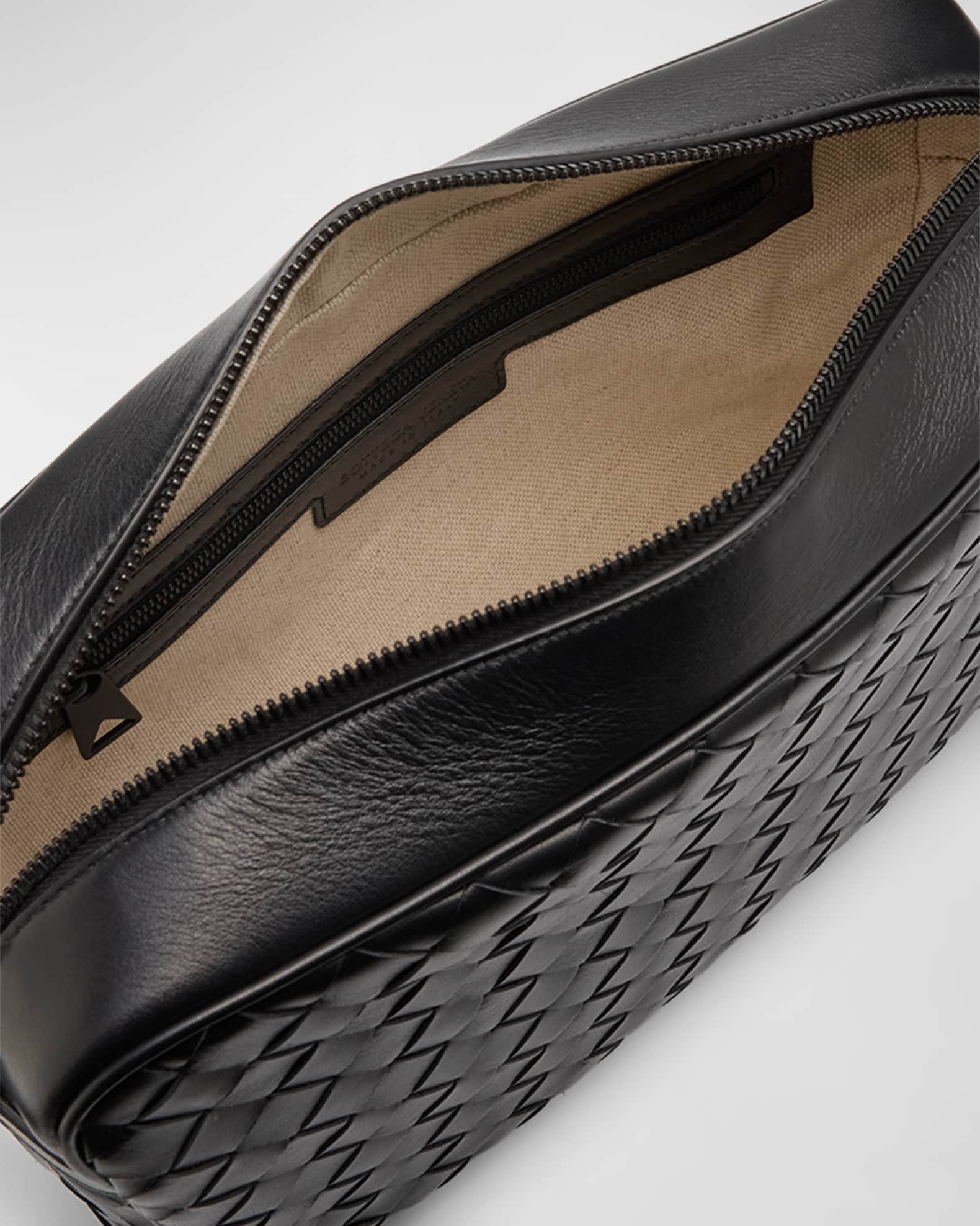 Bottega Veneta Men s Intrecciato Medium Crossbody Bag Nero moro