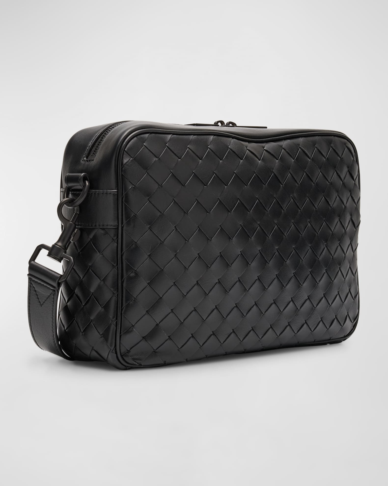 BOTTEGA VENETA Men s Intrecciato Calfskin Leather Crossbody Bag