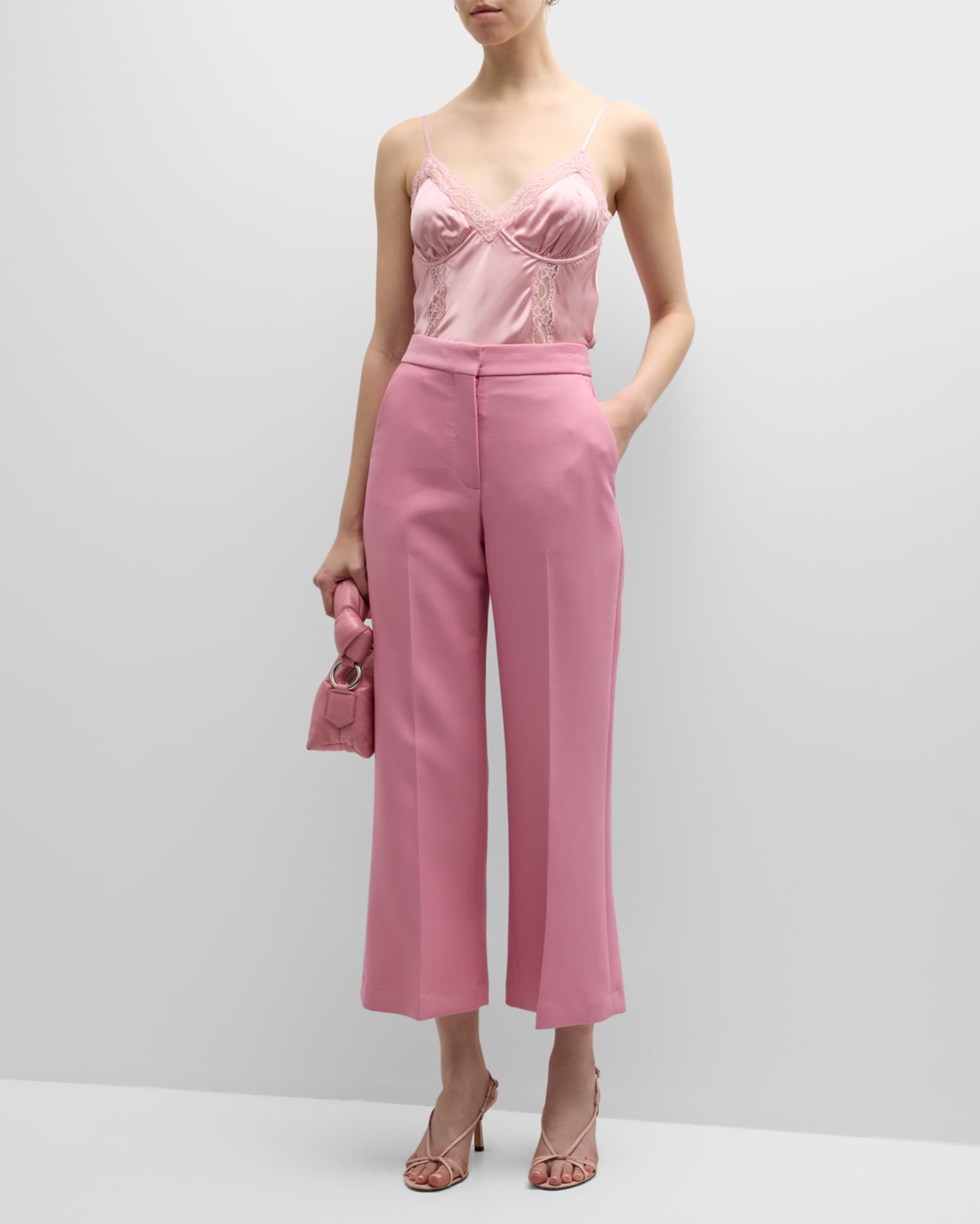 Bias Cut Silk Cami main image 1
