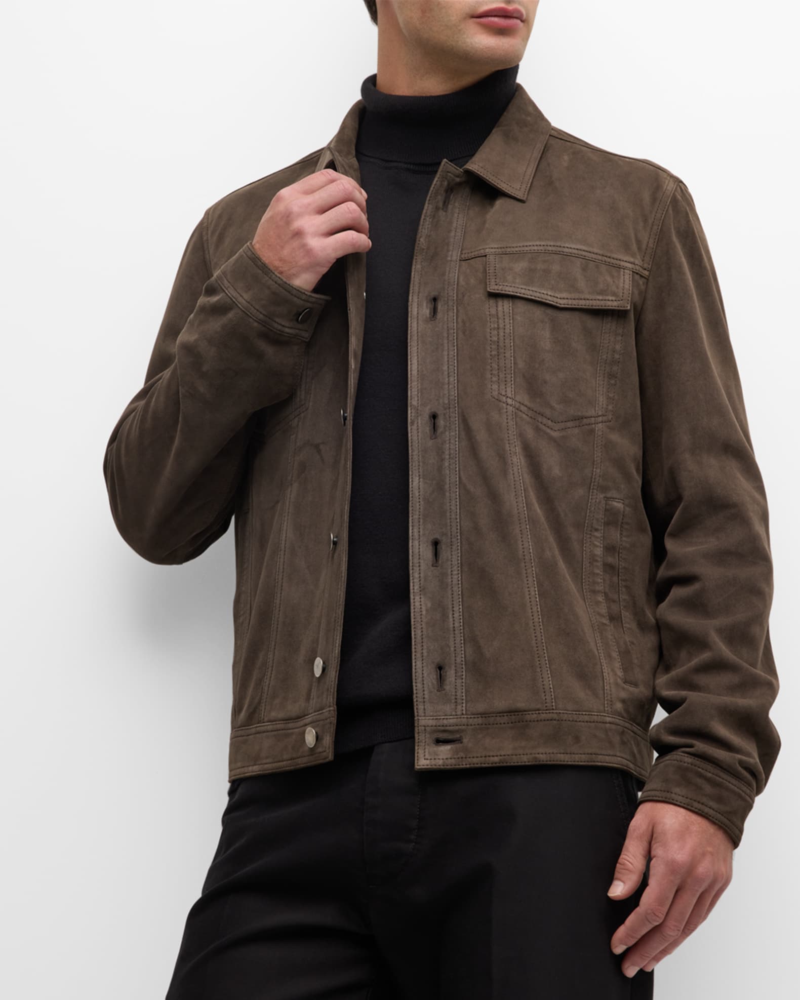 Neiman marcus suede jacket hot sale