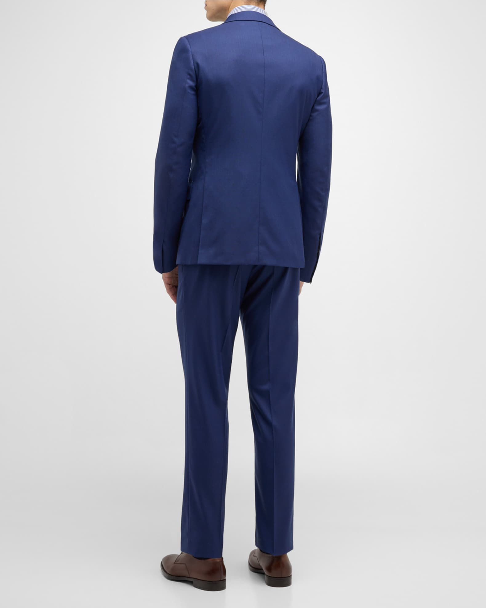 Brioni Men's Wool Sharkskin Suit | Neiman Marcus