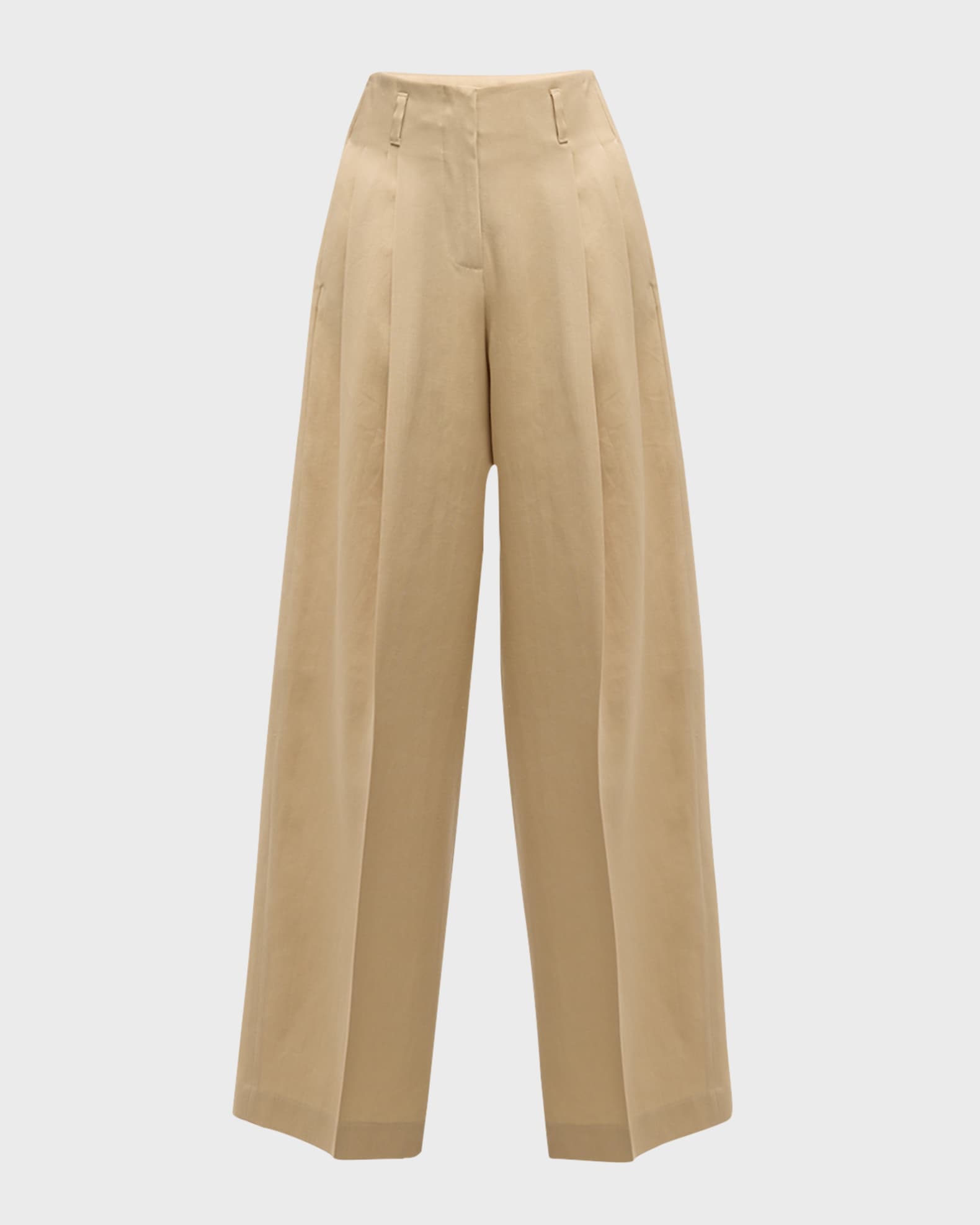 Golden Goose Pleated Wide-Leg Wool Pants | Neiman Marcus