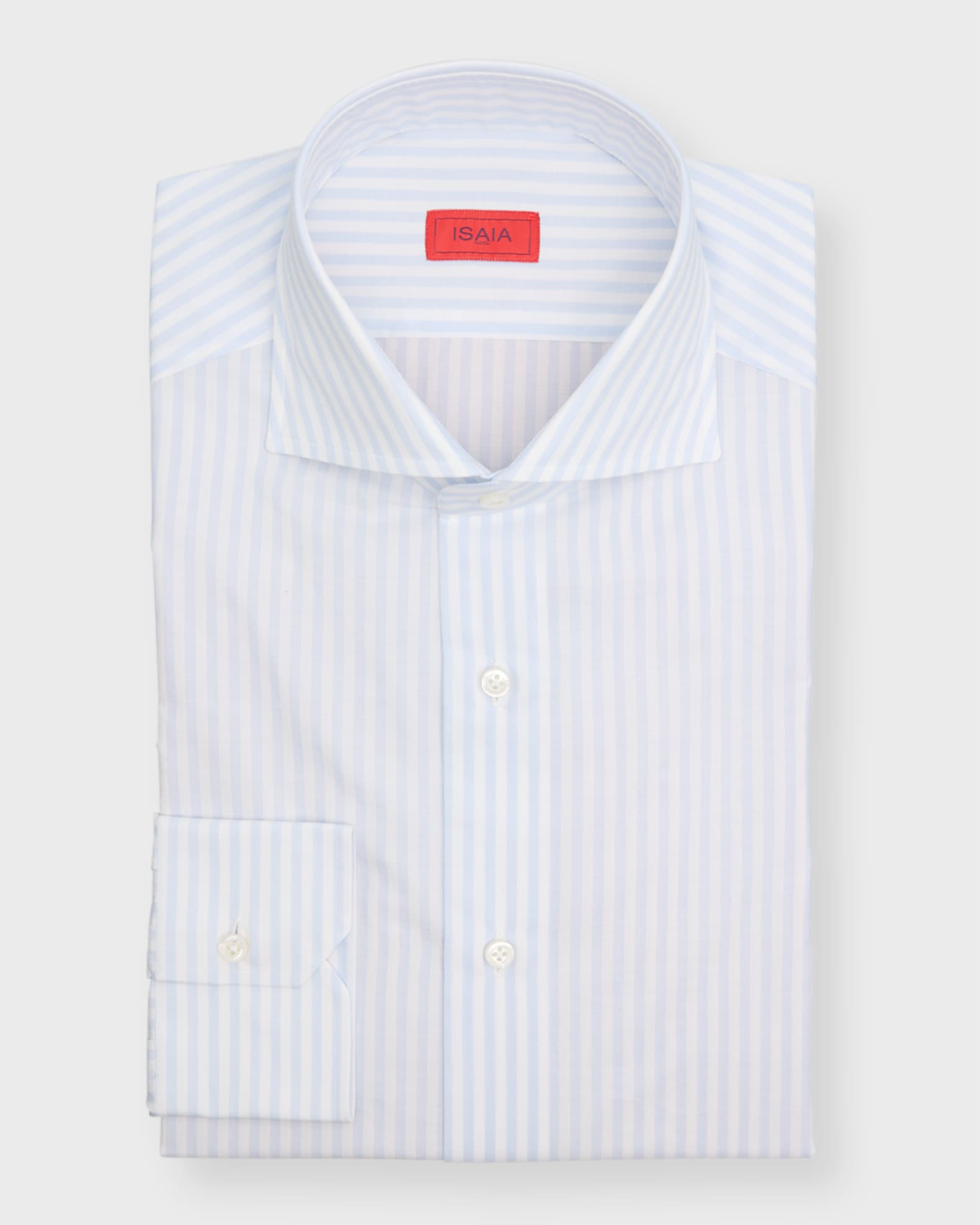 Men's Cotton Bengal Stripe Dress Shirt 0