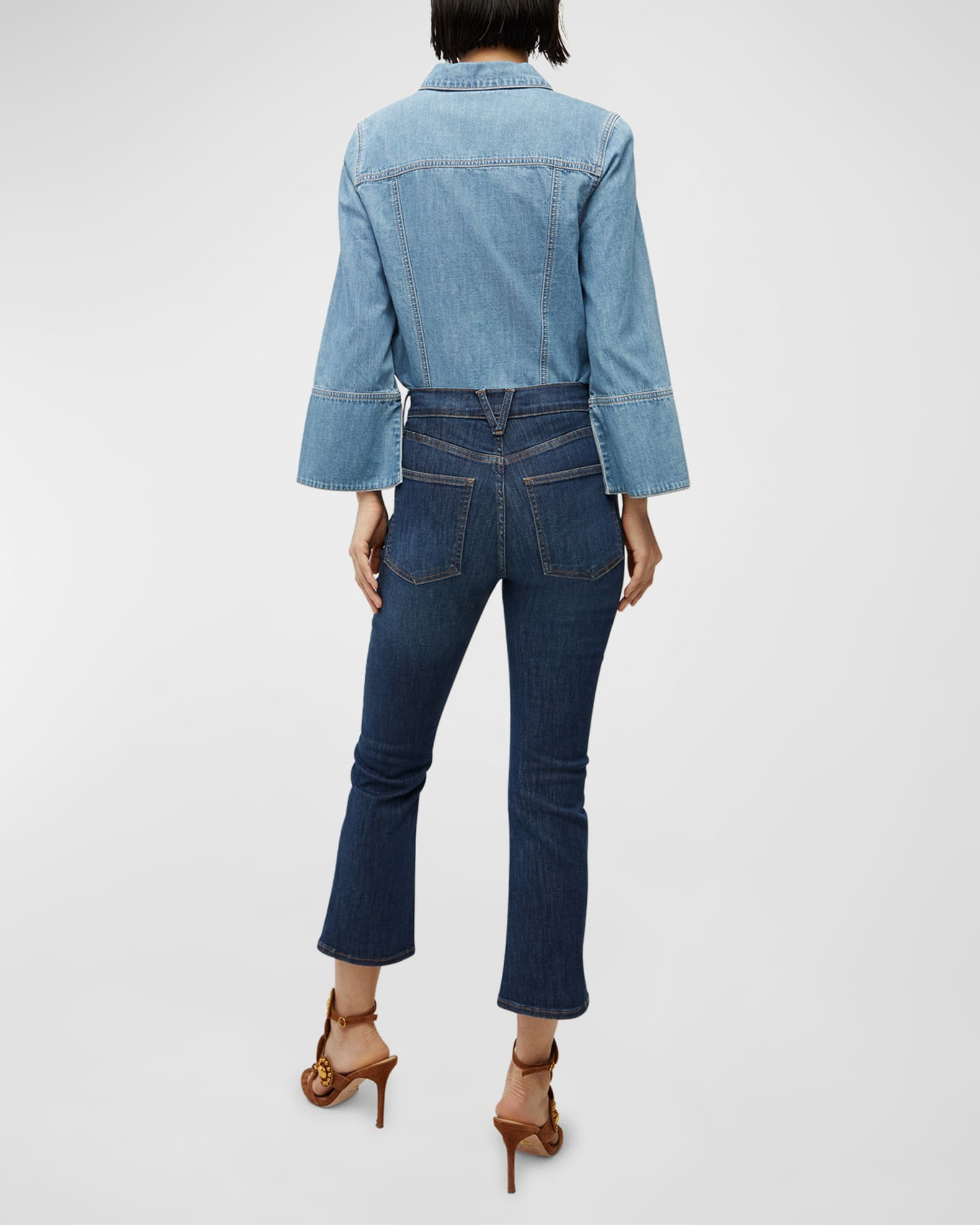 Carly Kick Flare Ankle Jeans