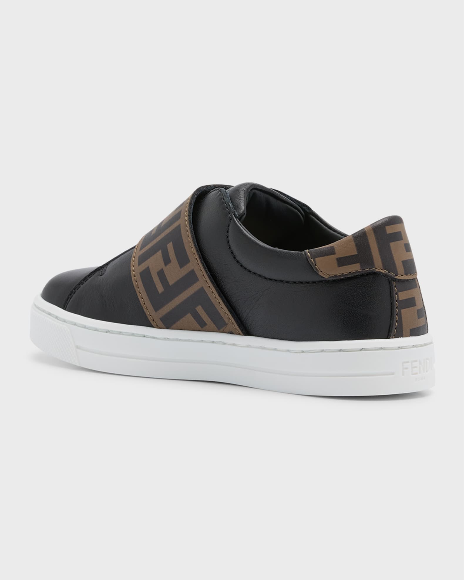 Kid s Fendi Grip Strap Sneakers Neiman Marcus