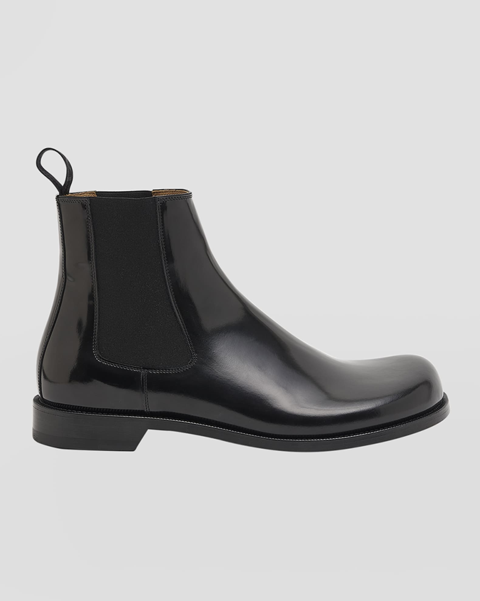 Loewe Campo Leather Chelsea Boots Black