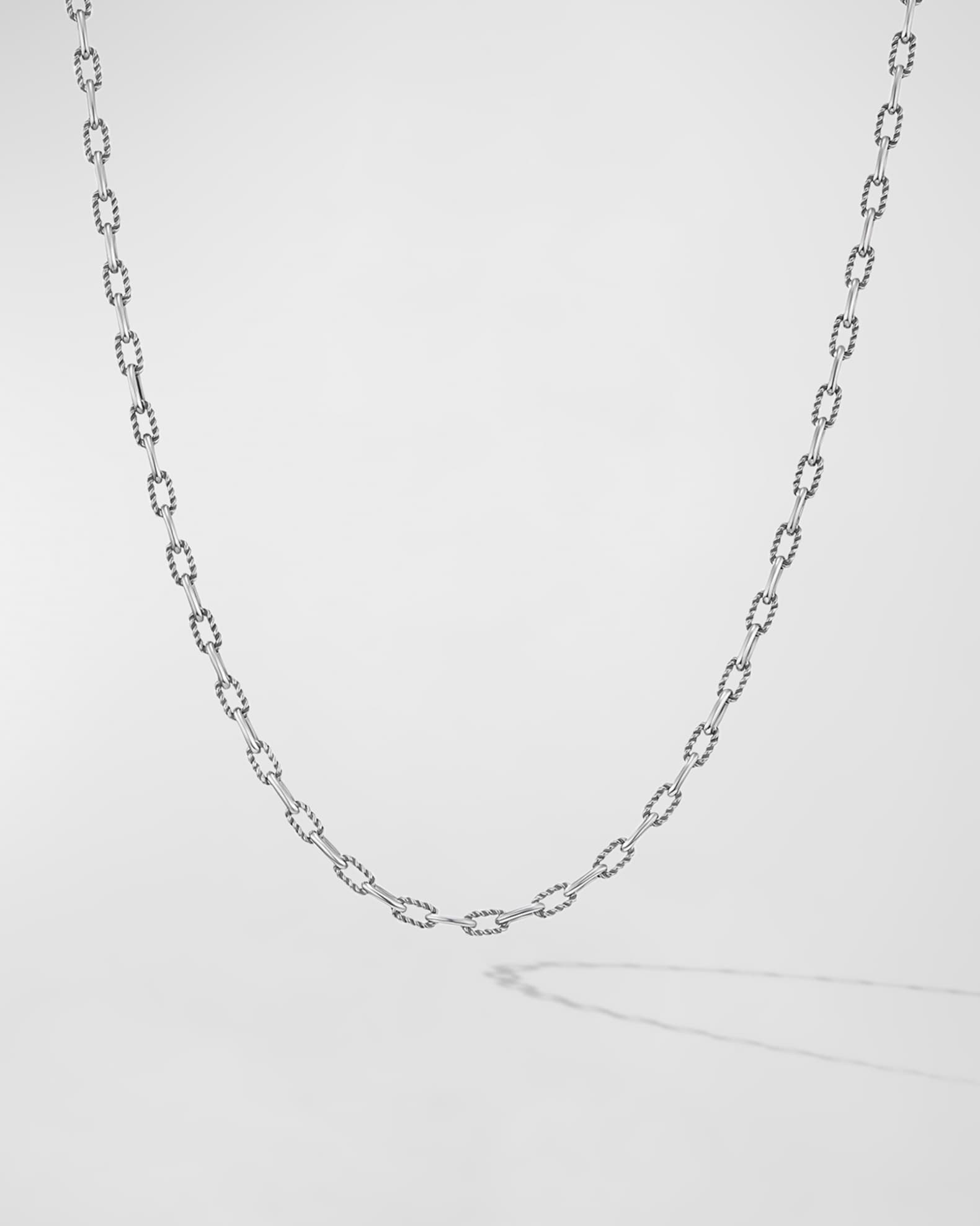 David Yurman 3mm Men s DY Madison Chain Necklace in Silver Neiman Marcus