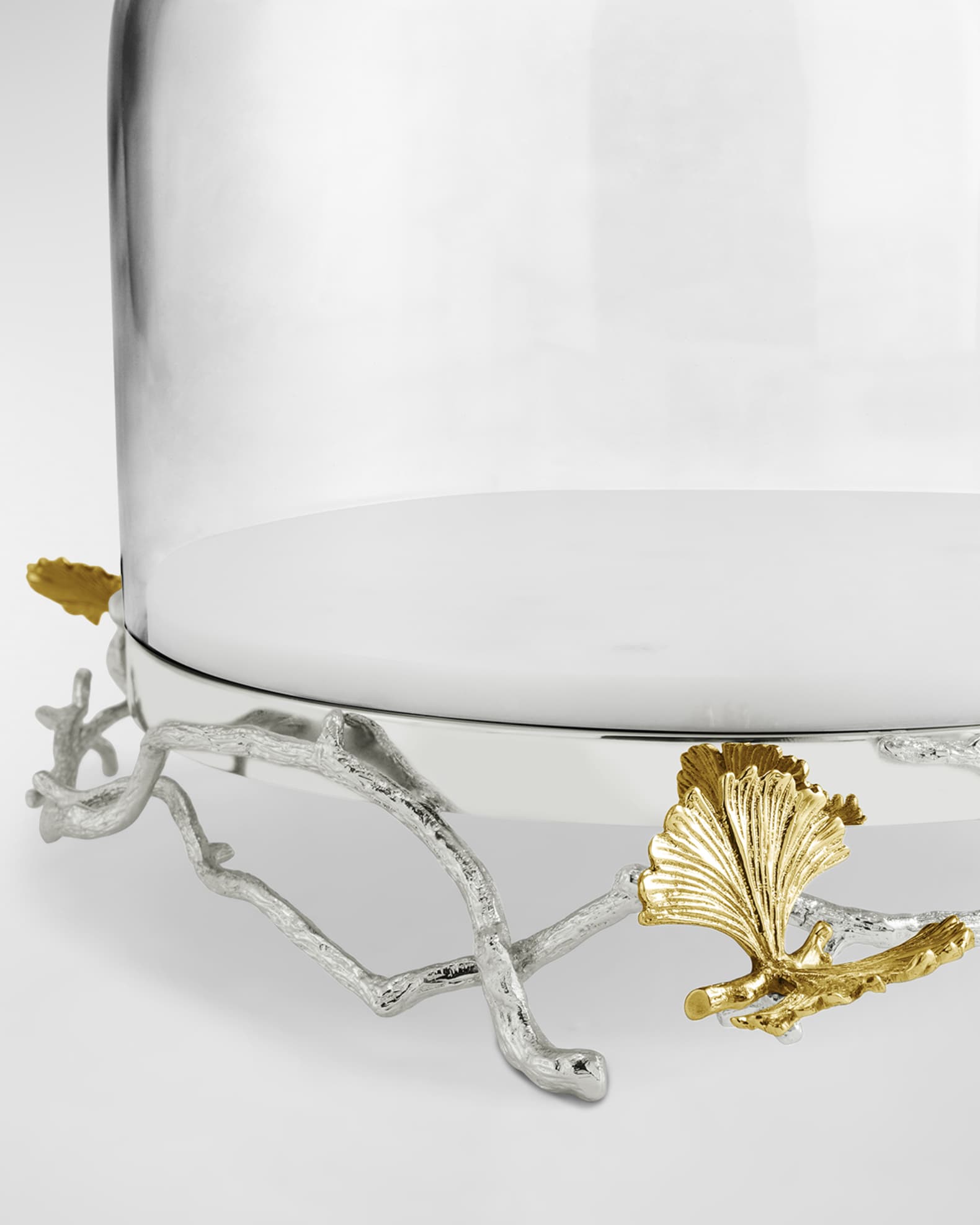 Michael Aram Butterfly Ginkgo Cake Stand With Dome Neiman Marcus