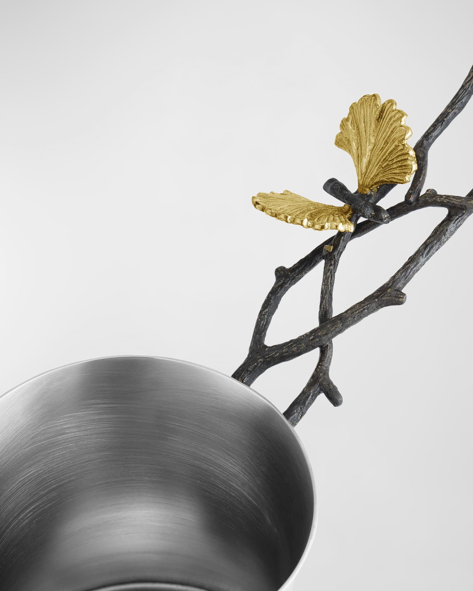 Michael Aram Butterfly Ginkgo Large Coffee Pot with Spoon Neiman Marcus