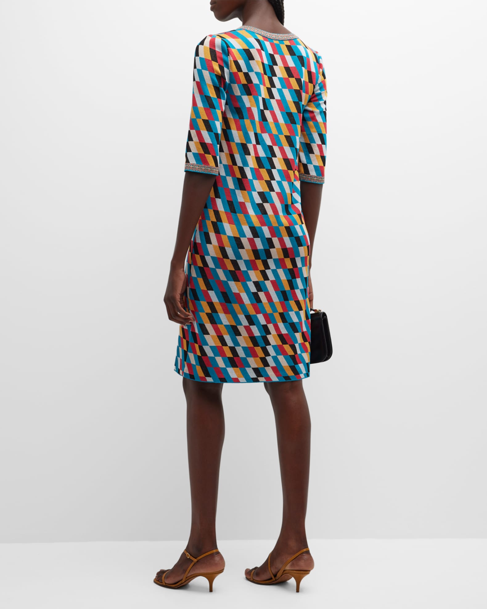 完売】MEDI SHEER GEOMETRIC KNIT DRESS | www.caravantechs.com