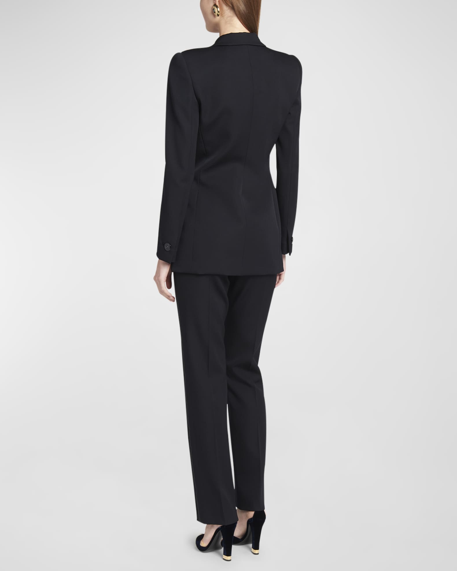 Giorgio Armani Virgin Wool Tuxedo Jacket with Velvet Details | Neiman ...