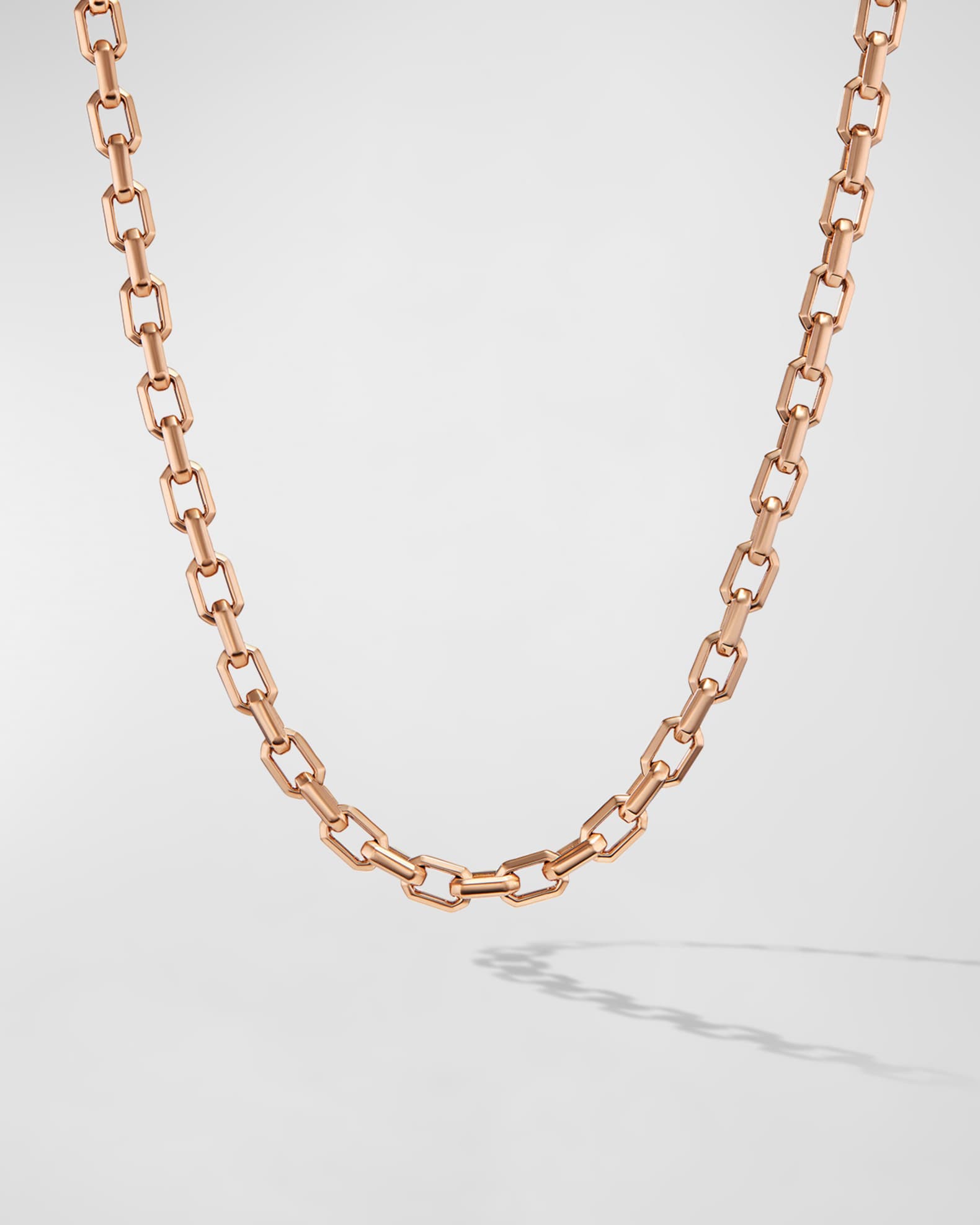 David Yurman Men s Streamline Heirloom Link Necklace in 18K Rose Gold 5.5mm 20 L Neiman Marcus