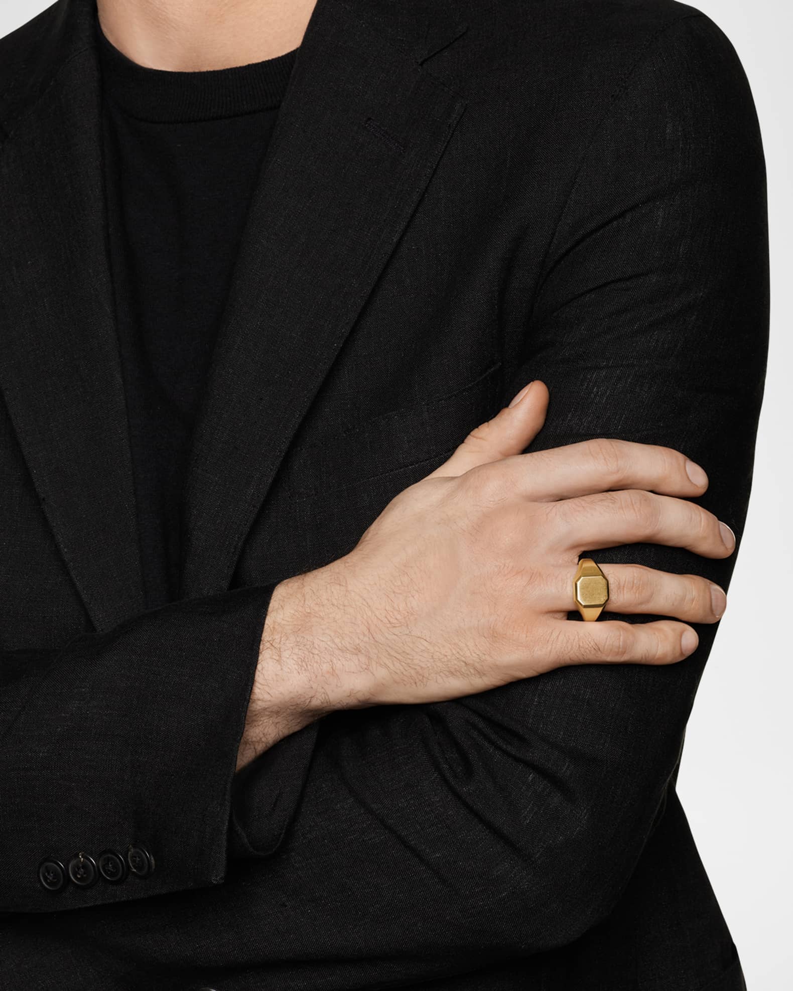 Streamline signet ring online