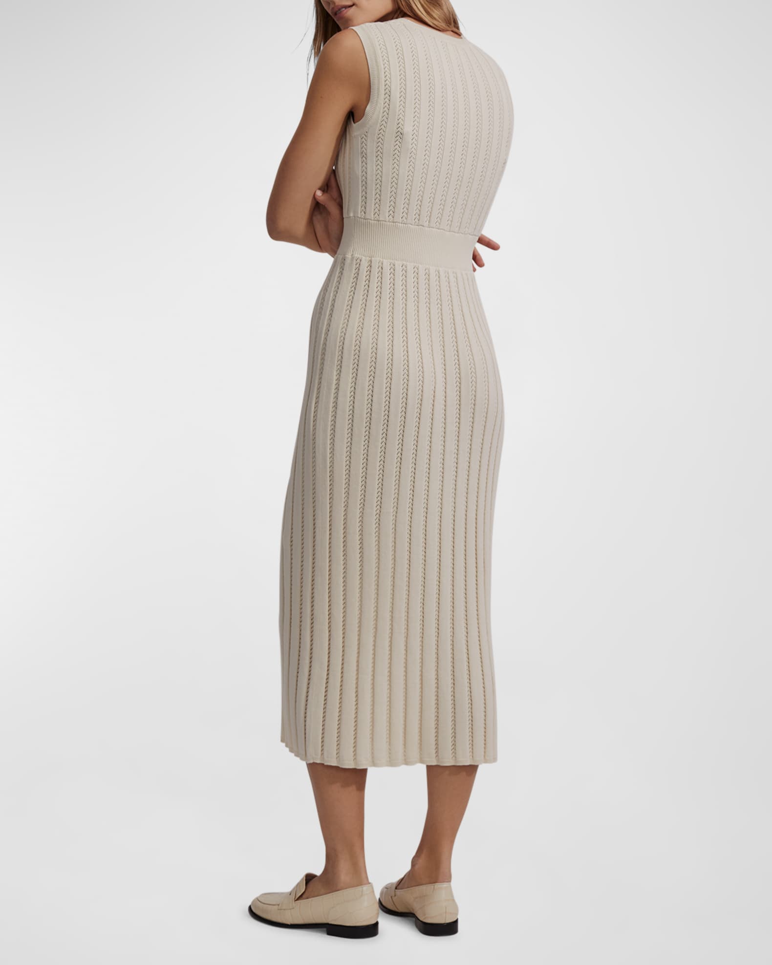 Varley Florian Knit Midi Dress Neiman Marcus