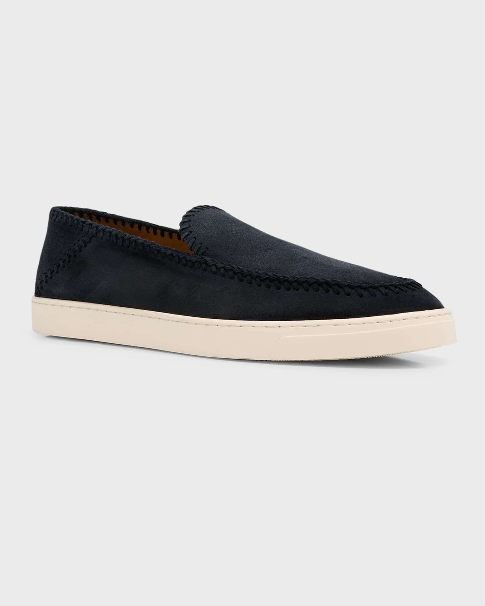 Armani suede sneakers clearance