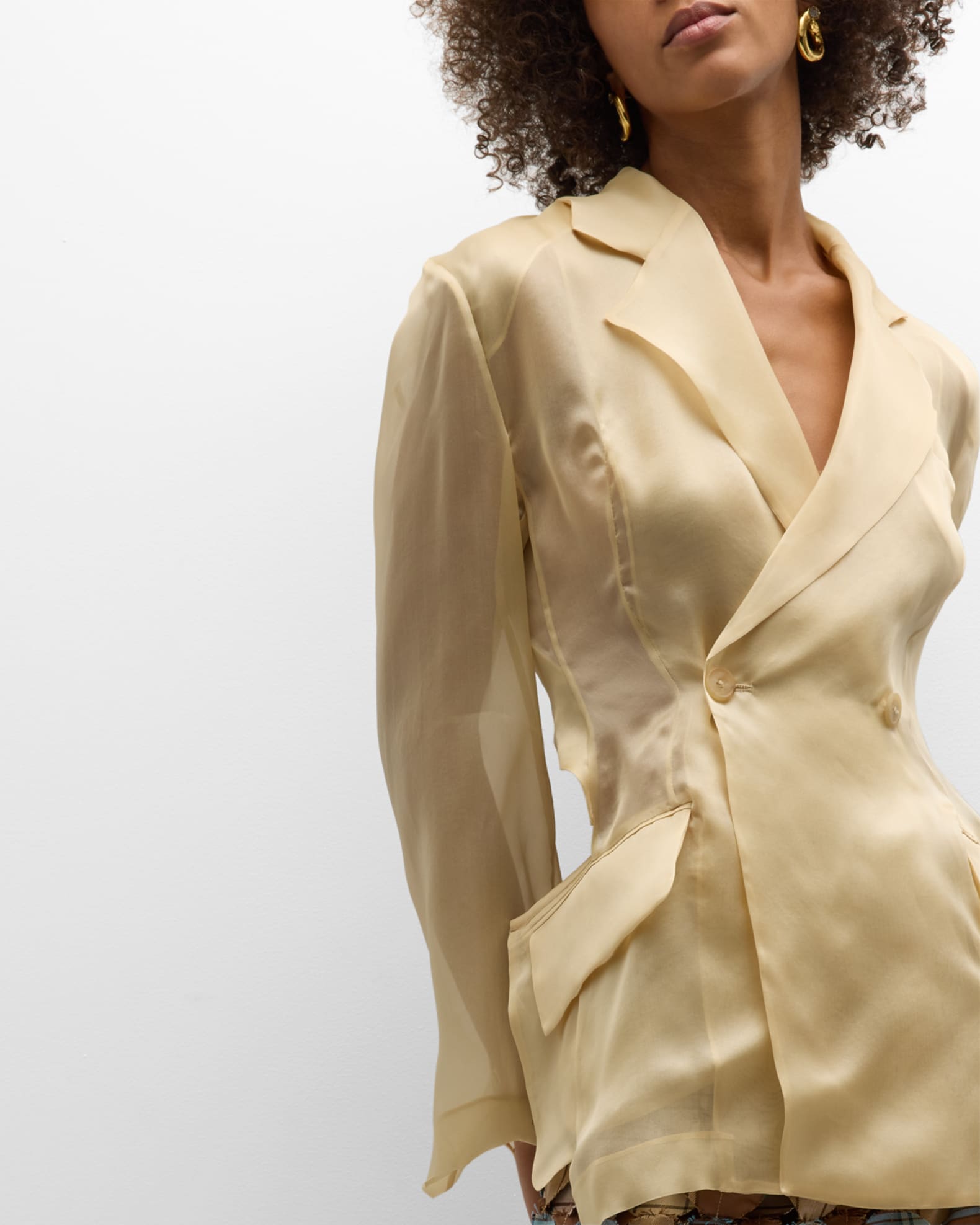 値頃 ORGANDY TAILORED JACKET テーラードジャケット - www.draftbeat.dk