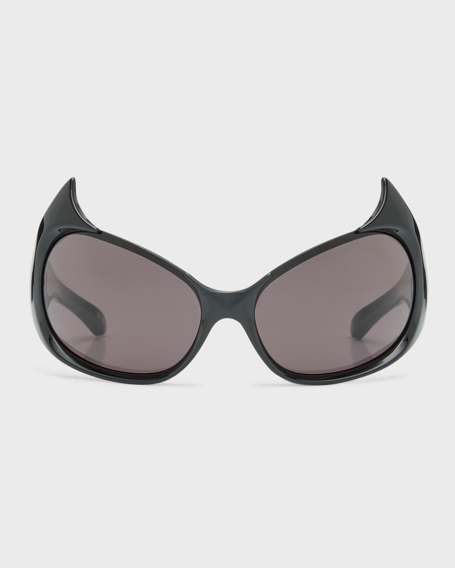Balenciaga Gotham Injected Nylon Wrap Sunglasses