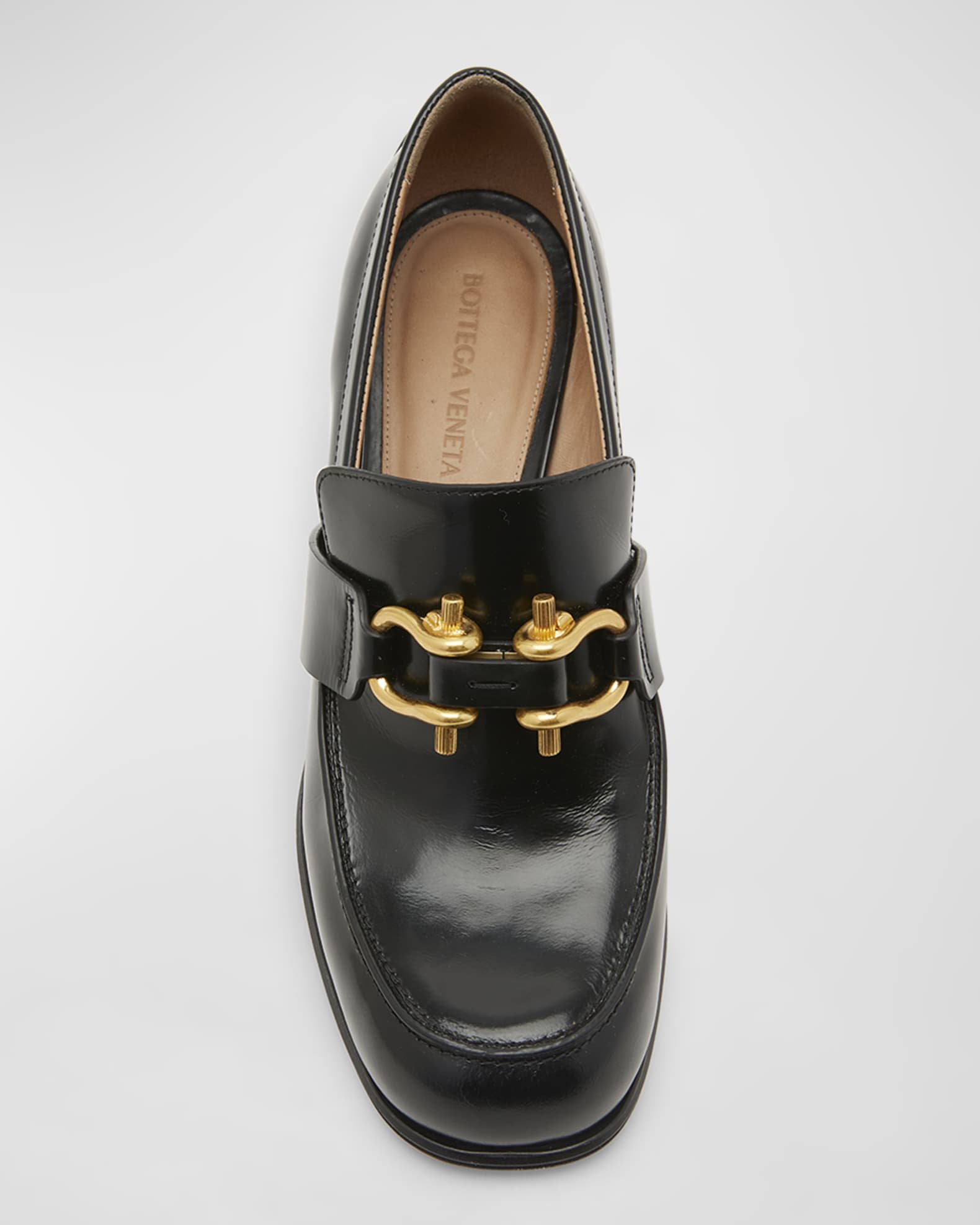 【全商品オープニング価格 特別価格】 Bottega Neiman | Pumps Bit Leather Calfskin Monsieur Veneta シャツ