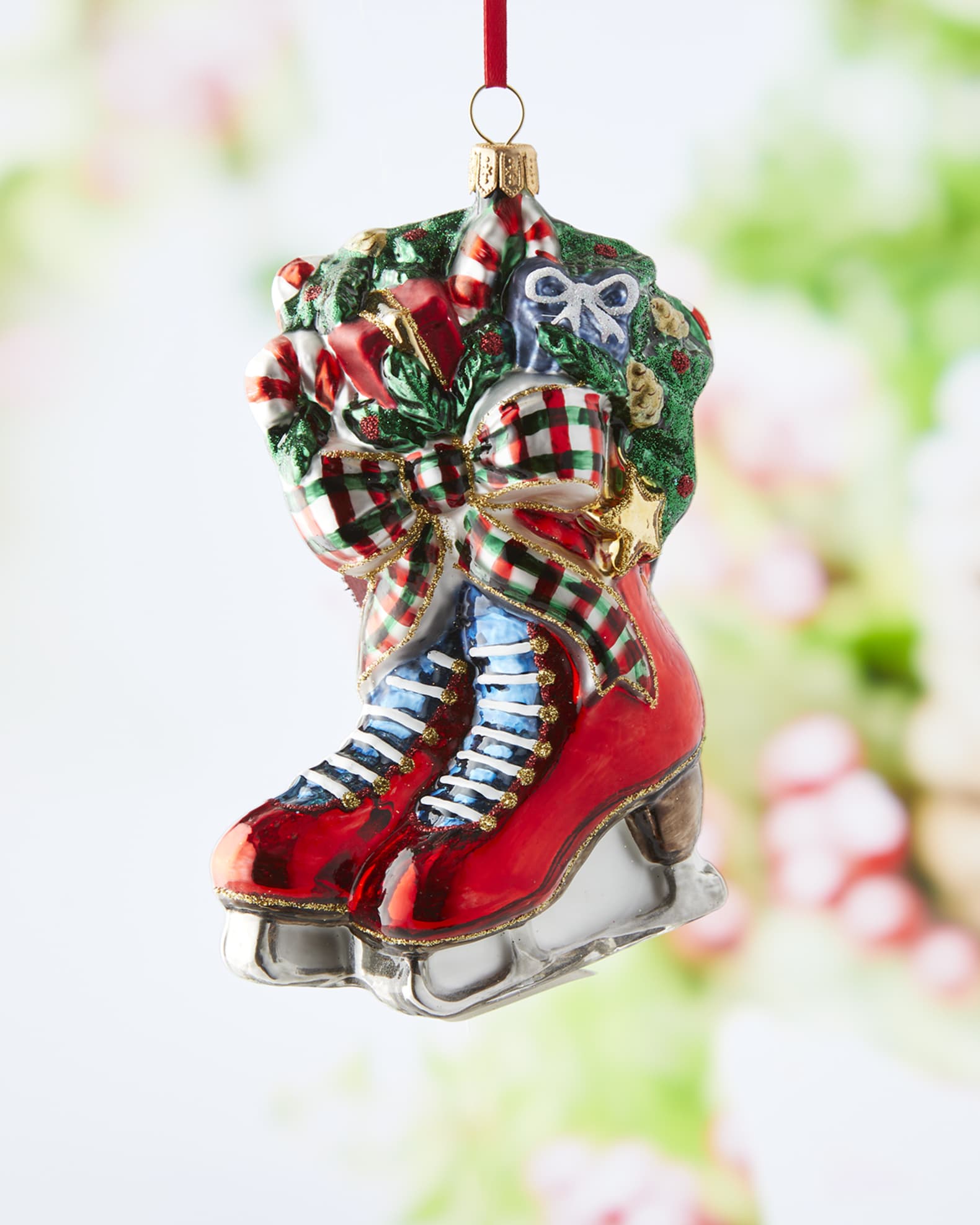 Neiman Marcus Ice Skates Christmas Ornament Neiman Marcus