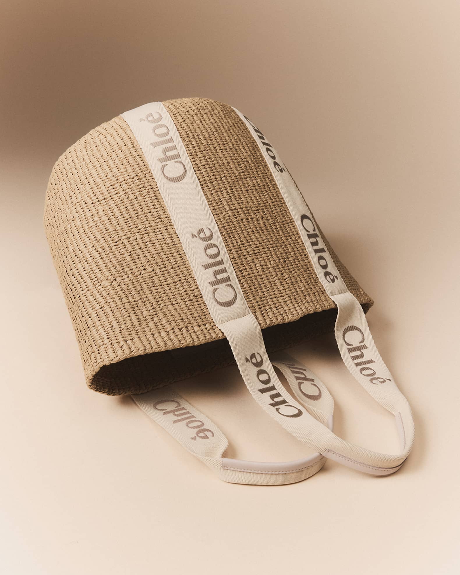 Woody Large Mifuko Basket Bag in Fair Trade Paper Embellished with