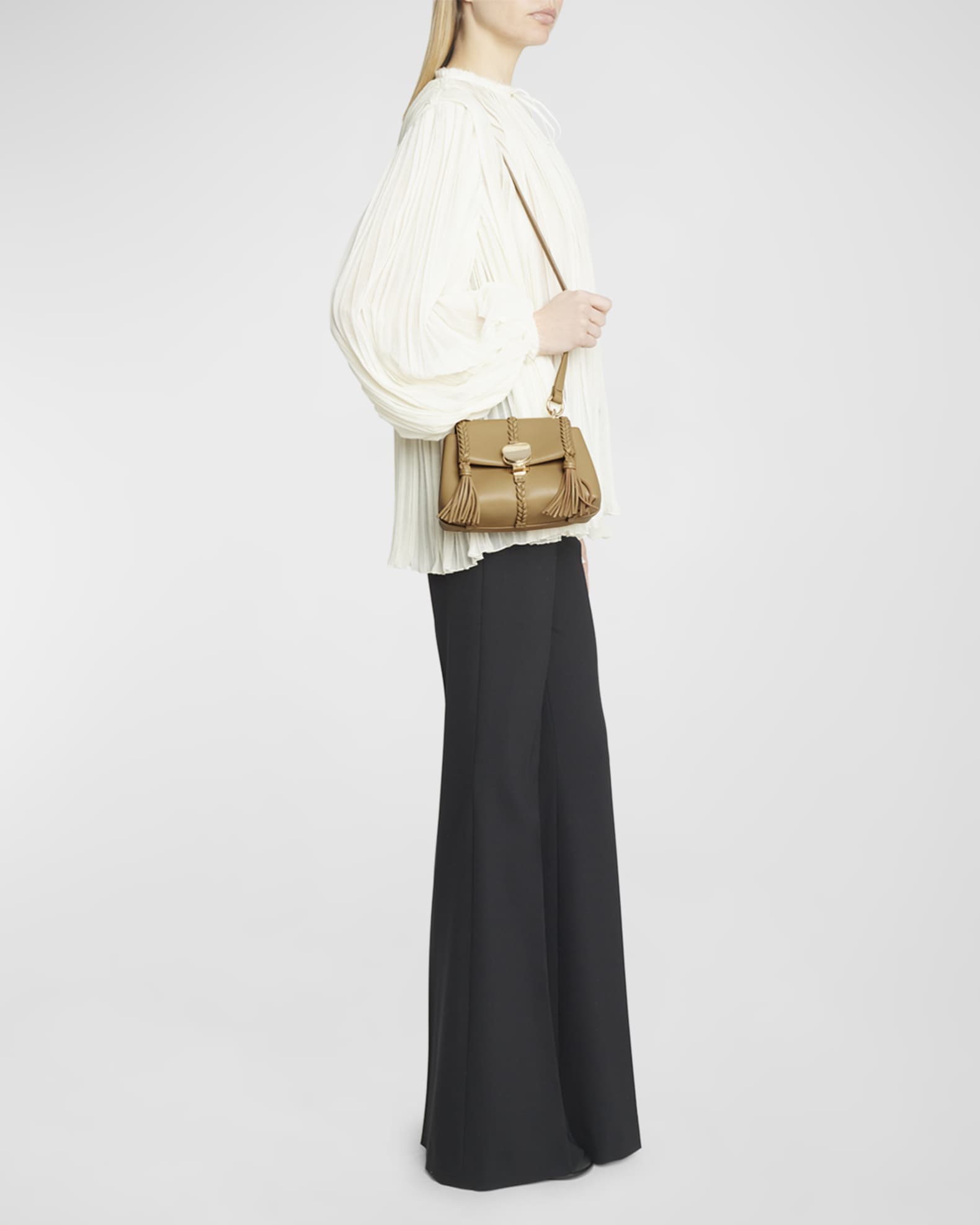 Chloe Penelope Mini Top-Handle Bag in Napa Leather | Neiman Marcus