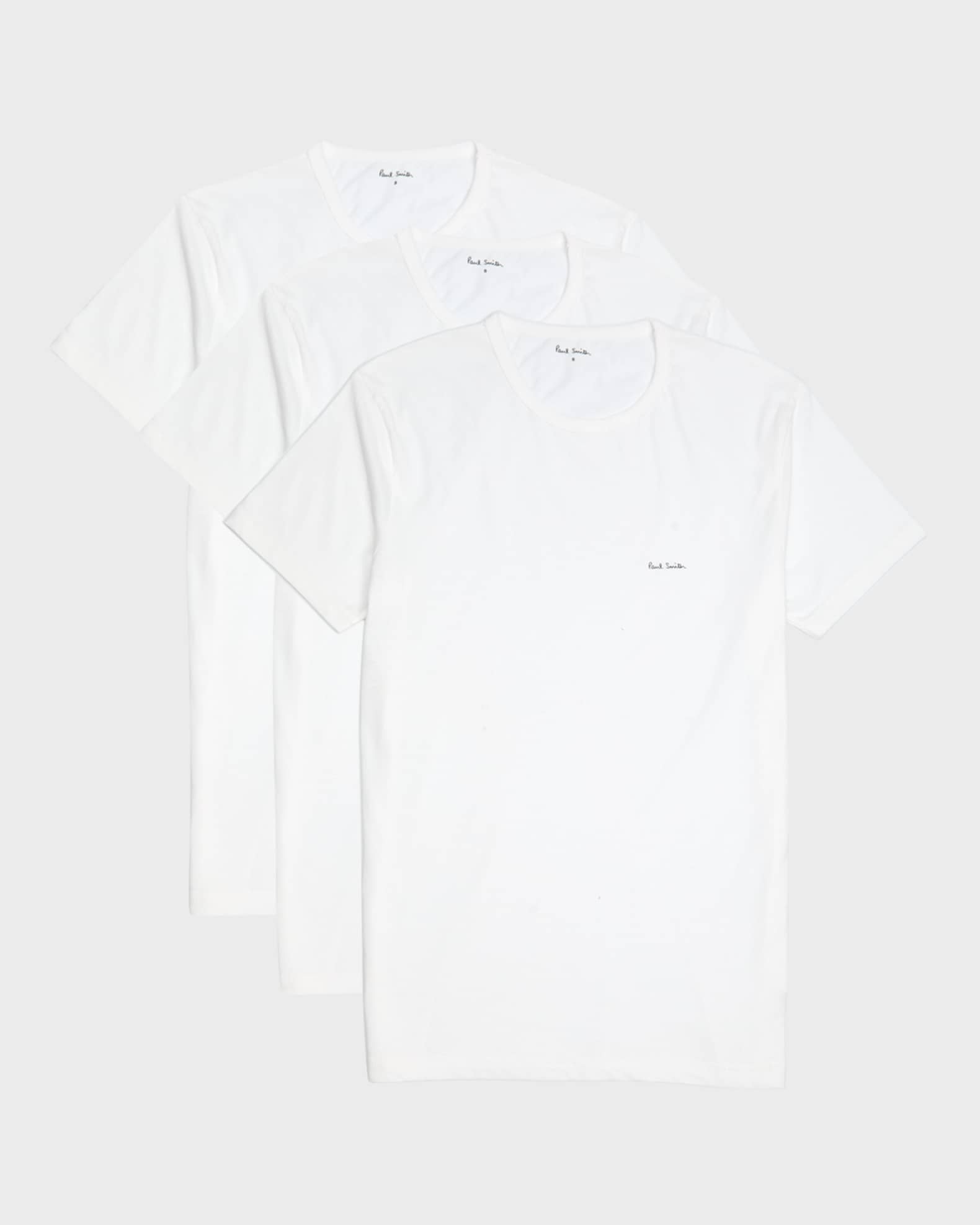 Paul Smith Men's 3Pack Organic Cotton TShirts Neiman Marcus