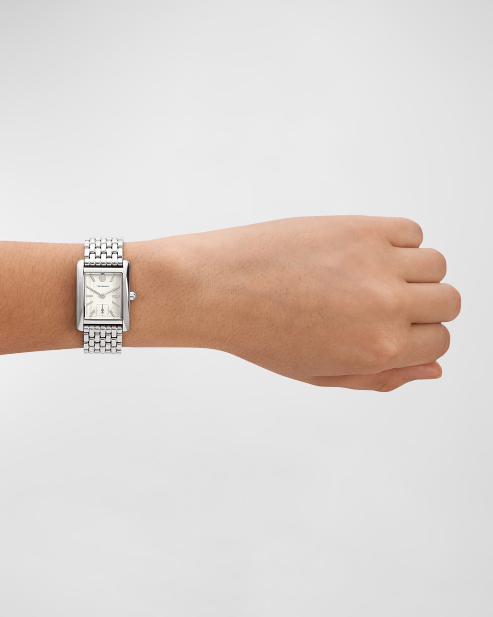 Tory burch stainless steel watch top