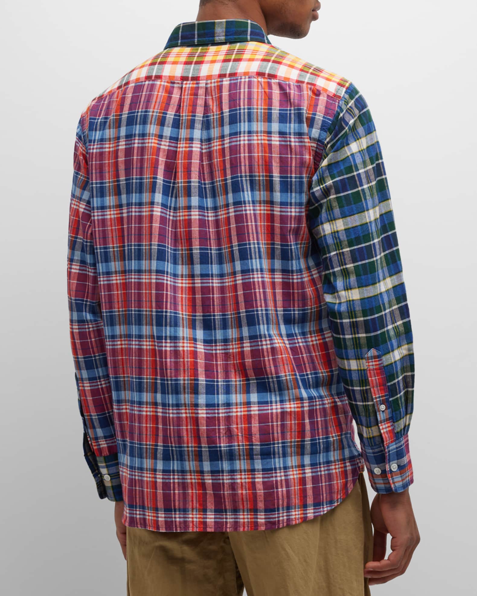 Original Madras Trading Co. Men's LongSleeve Winter Madras Shirt