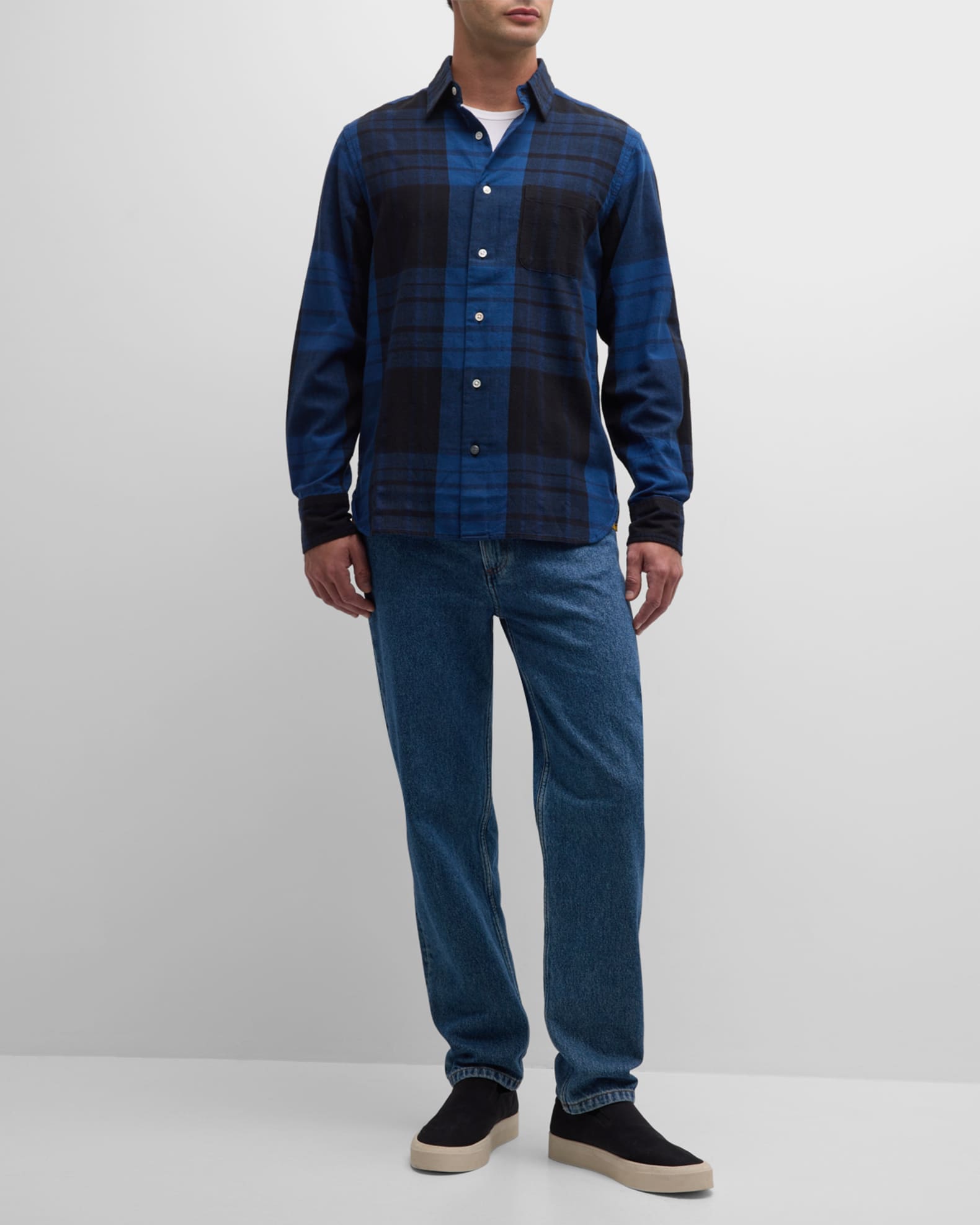 Original Madras Trading Co. Men's LongSleeve Winter Madras Shirt