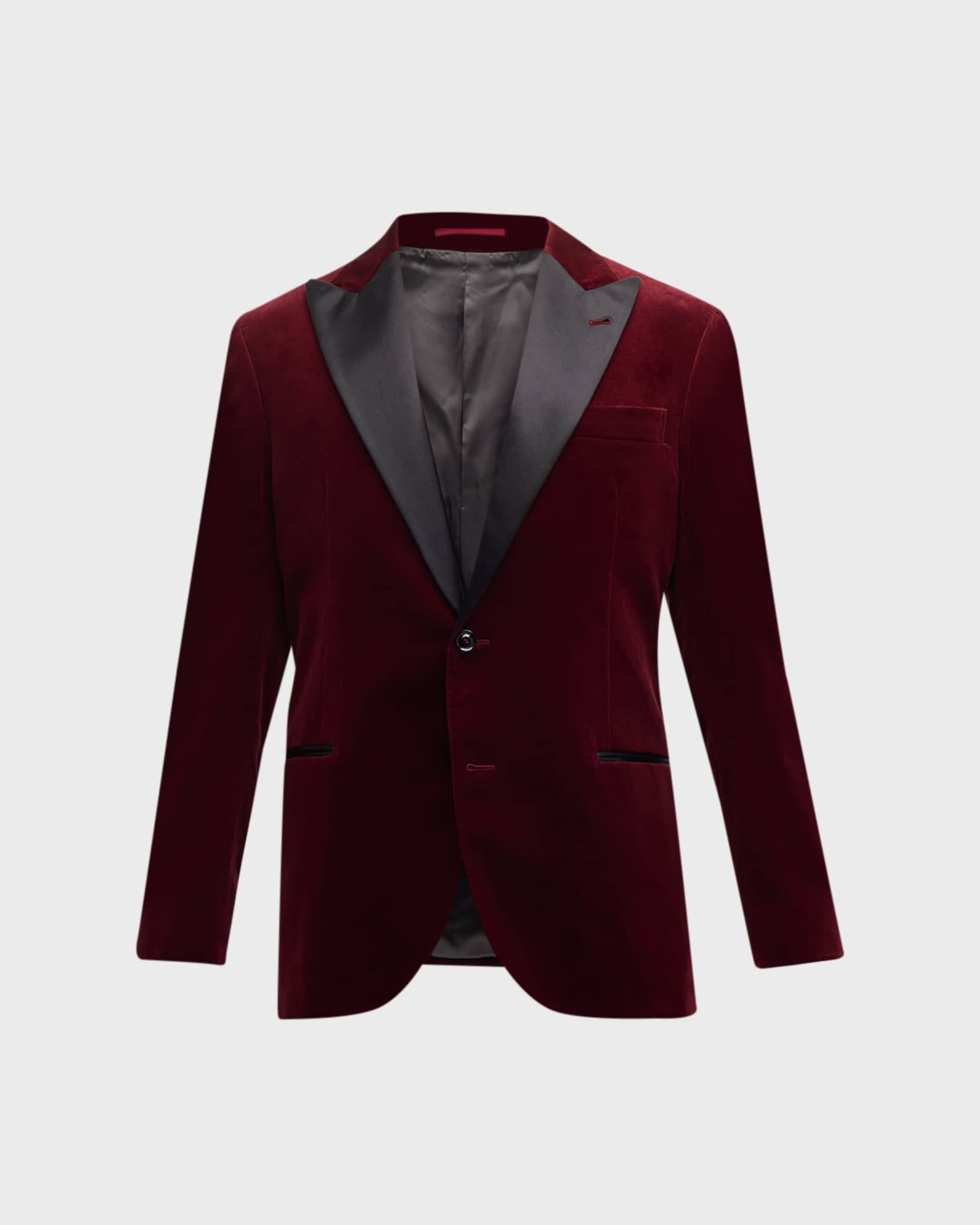 Brunello Cucinelli Men's Velvet Peak-Lapel Tuxedo Jacket | Neiman Marcus