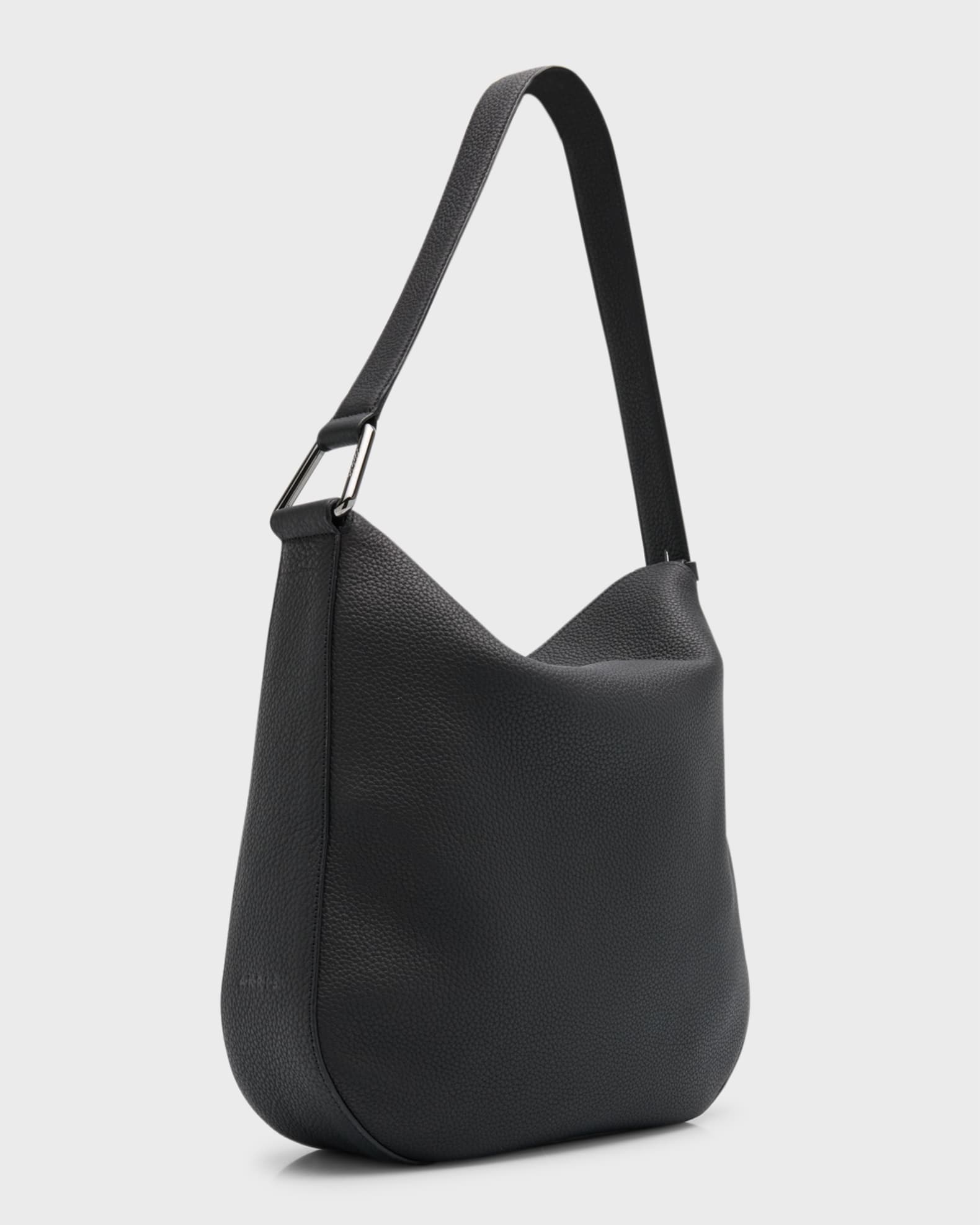 Akris Anna Medium Leather Hobo Bag | Neiman Marcus