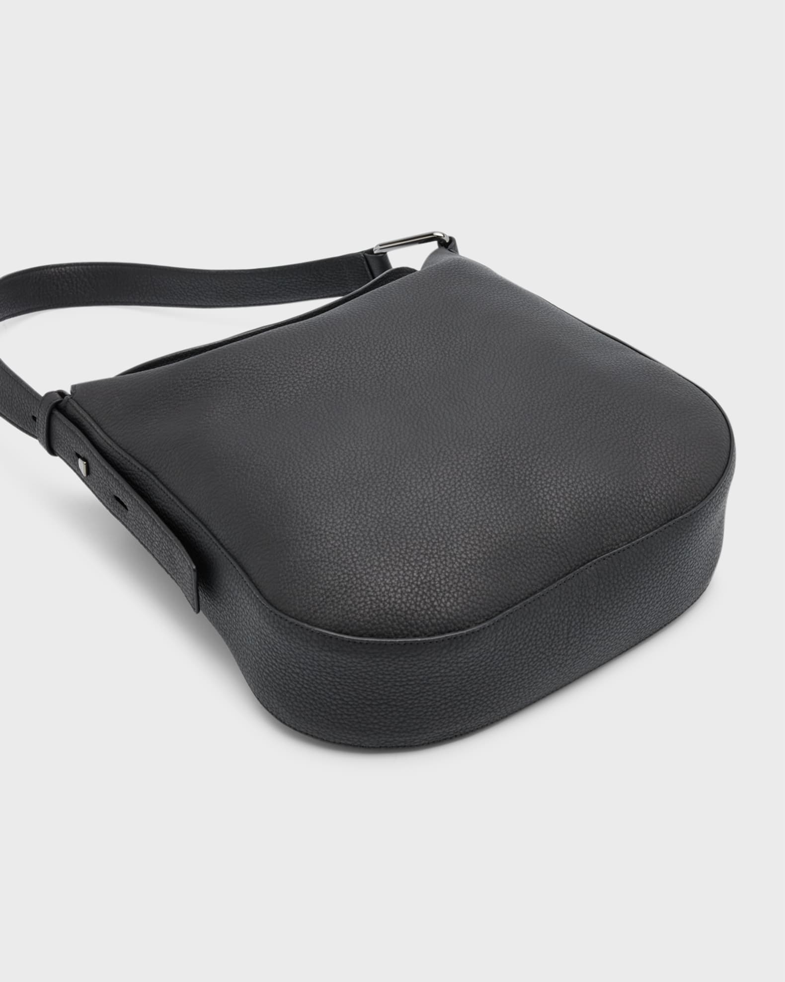 Anna Medium Leather Hobo Bag 1